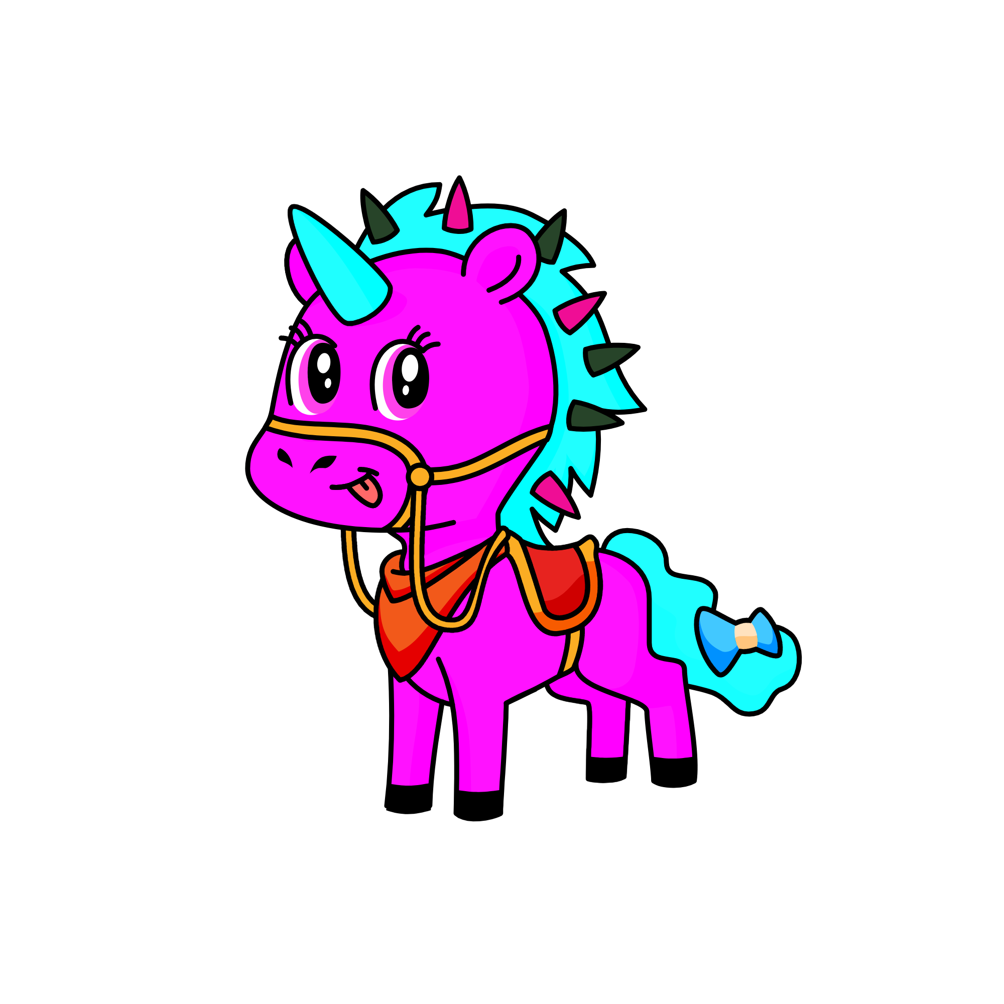 wesrdftg, the unicorn