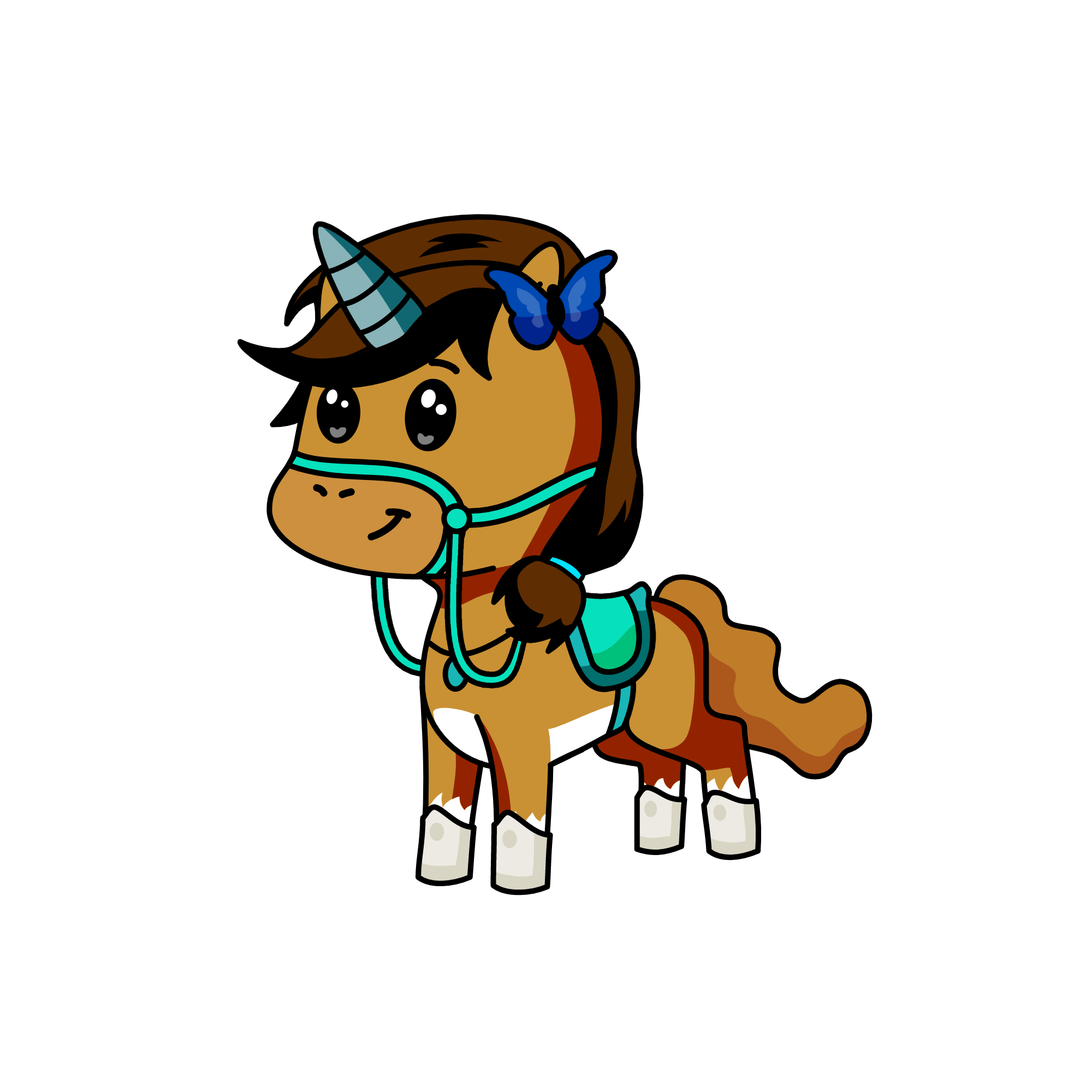Brownie, the unicorn