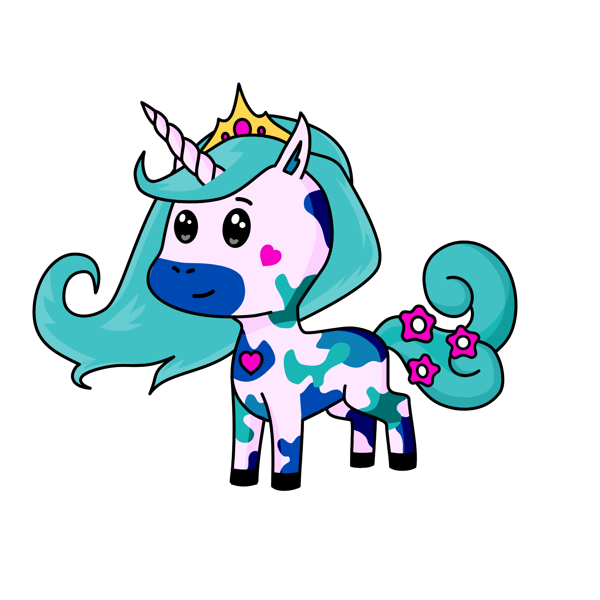 Princess Lilac, the unicorn