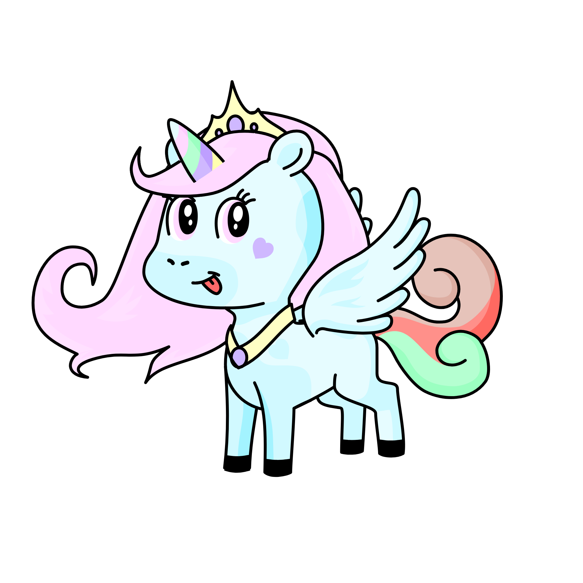 Princess Cotton Candy, the unicorn