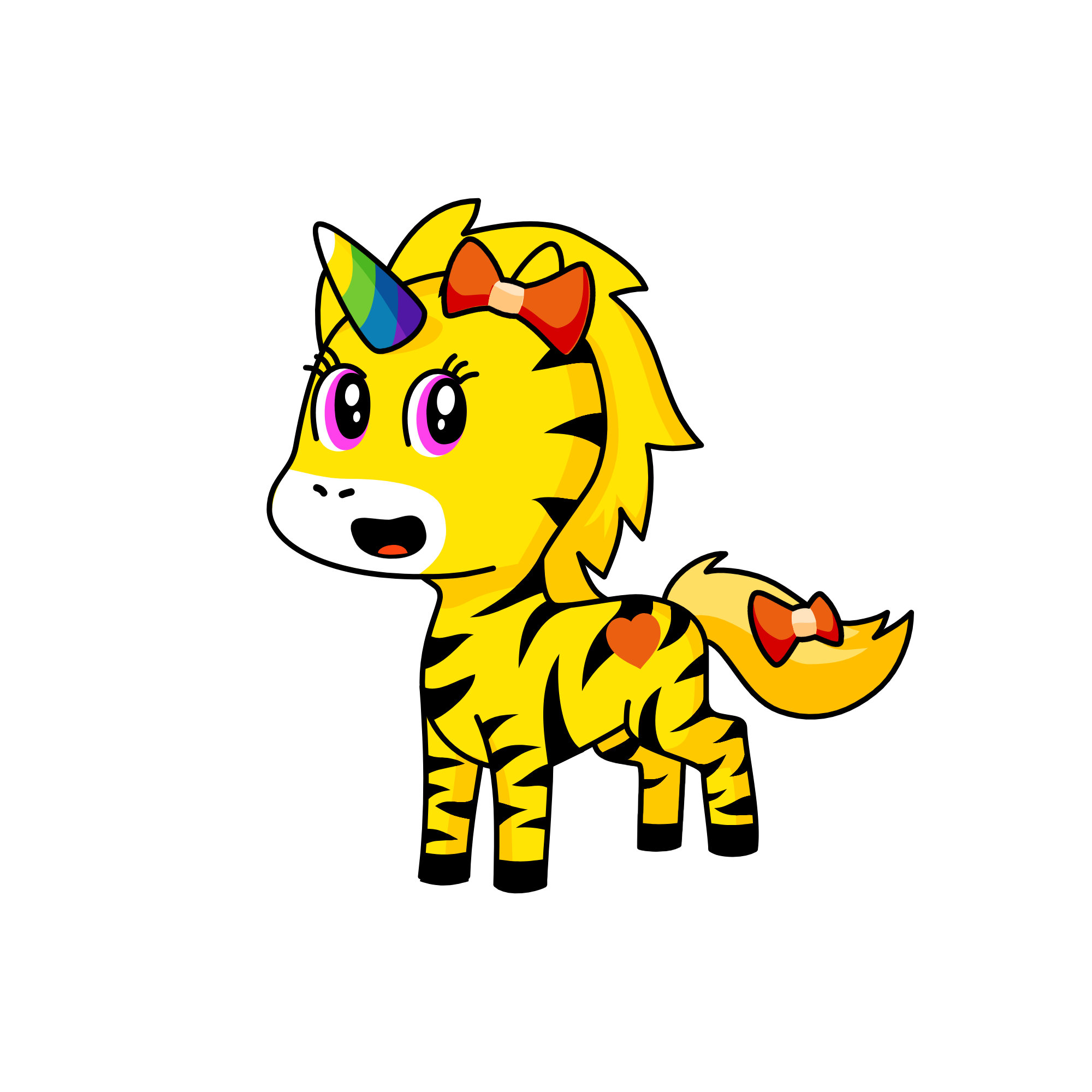 pony, the unicorn
