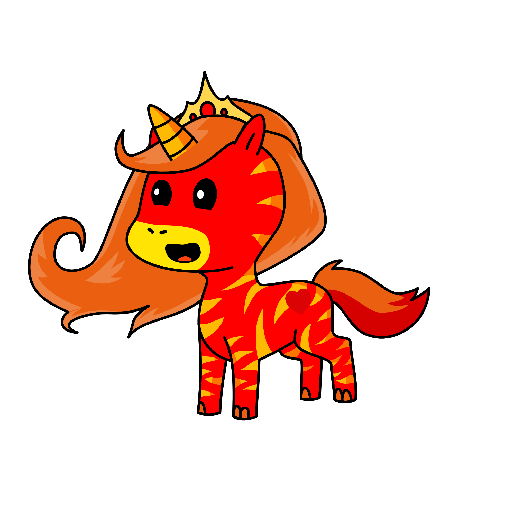 fire, the unicorn