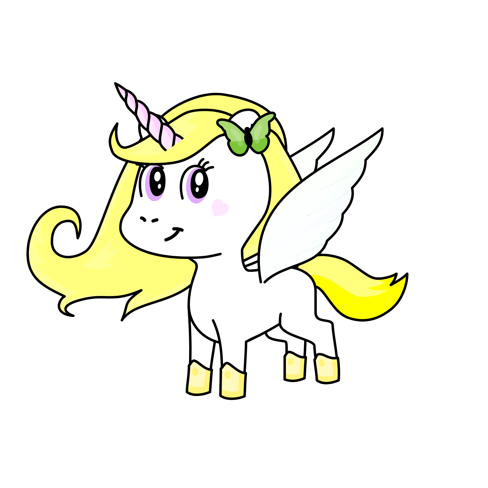 Goldie, the unicorn
