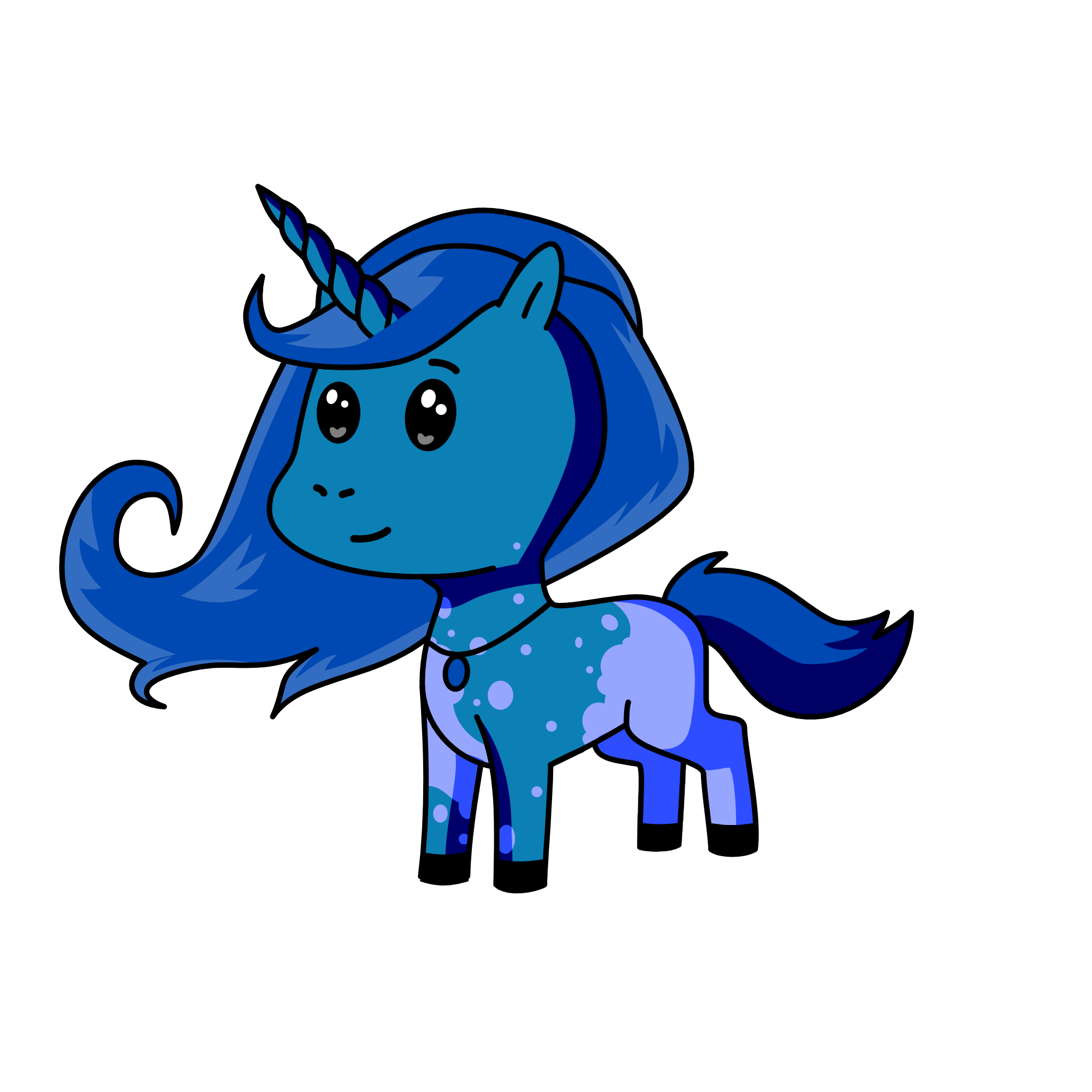 Midnight, the unicorn