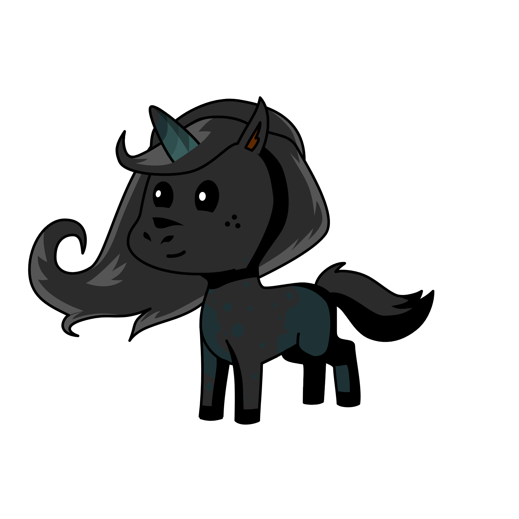 Midnight(female!), the unicorn