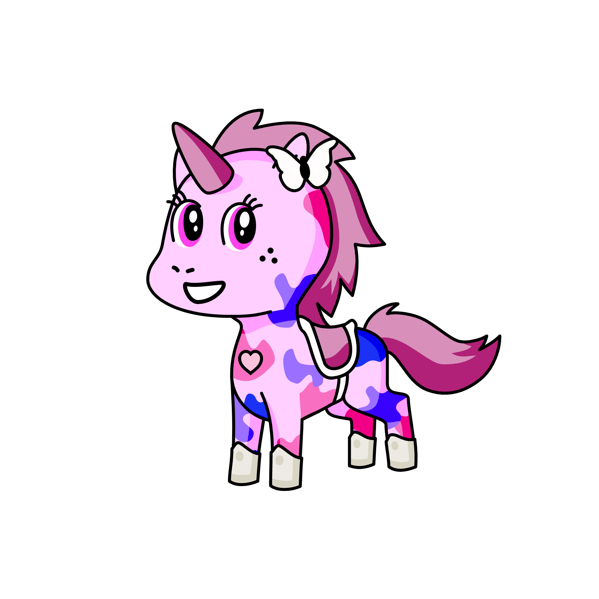 caca, the unicorn