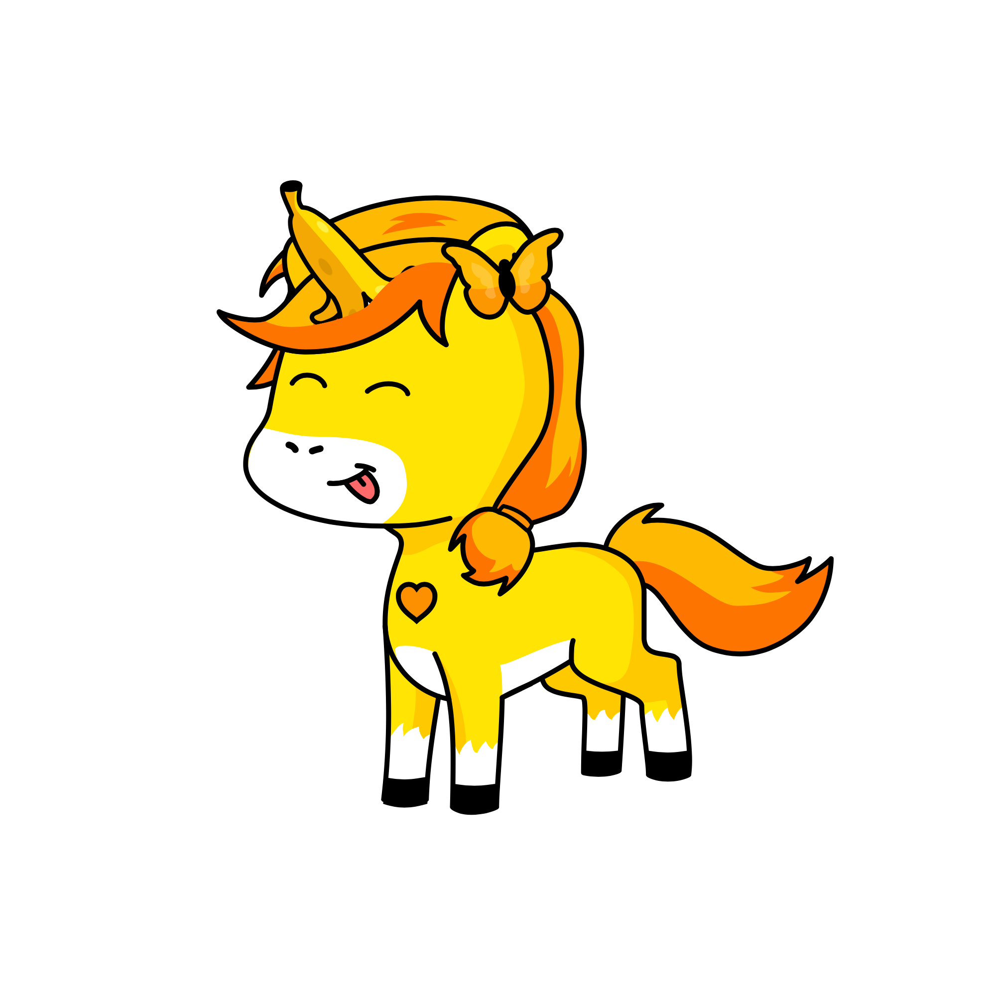 Banana Split, the unicorn