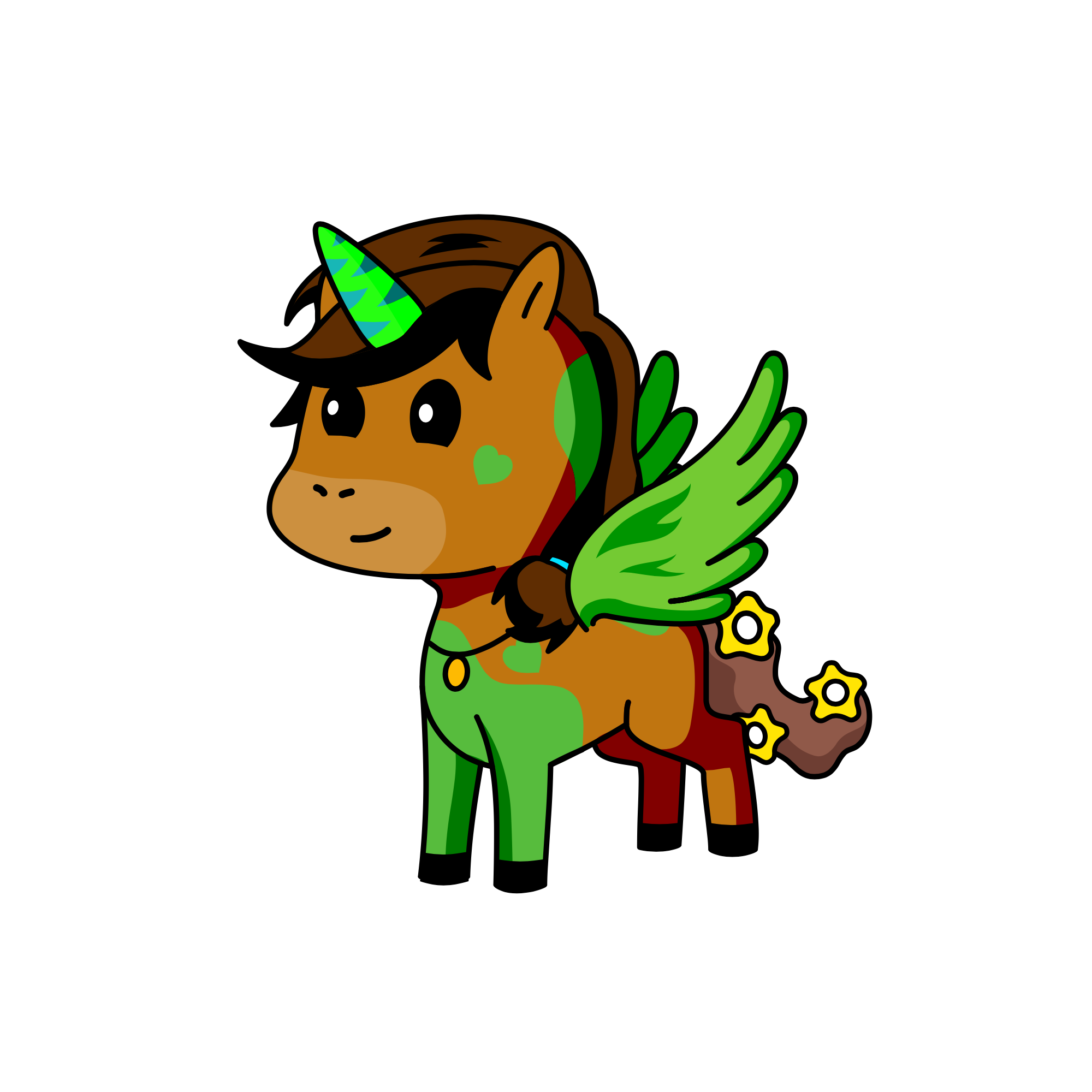 Terra, the unicorn
