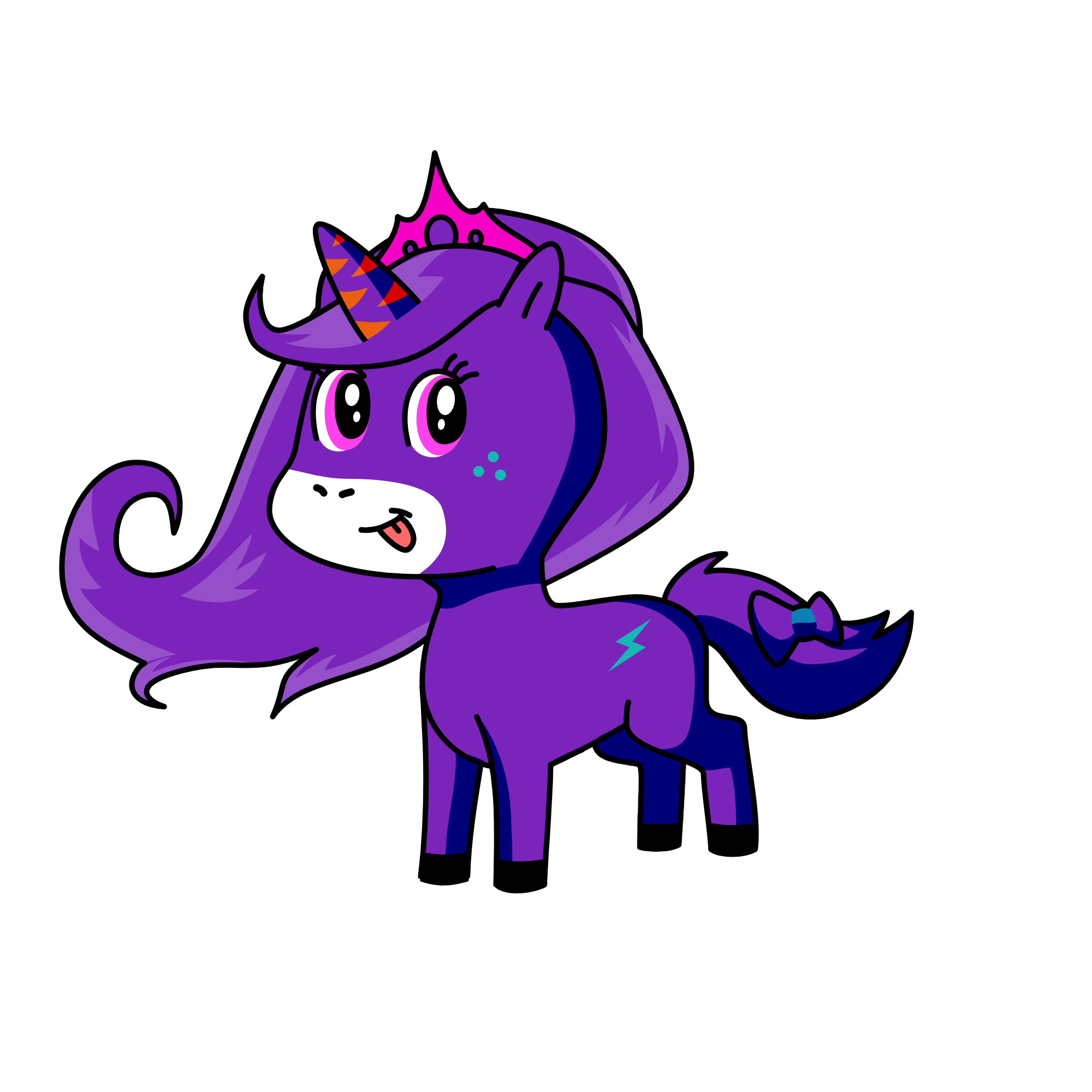 purpleness, the unicorn