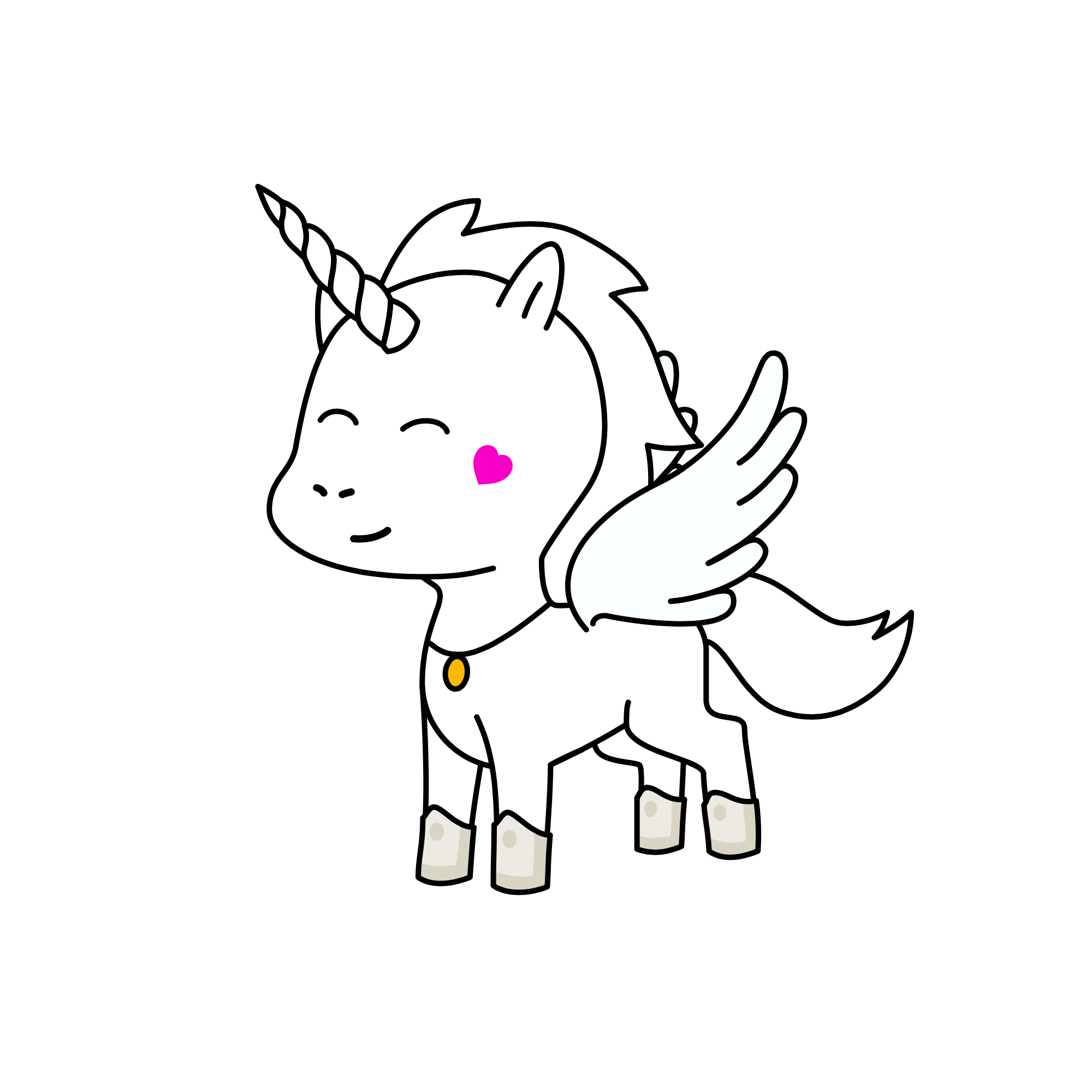 Angel, the unicorn
