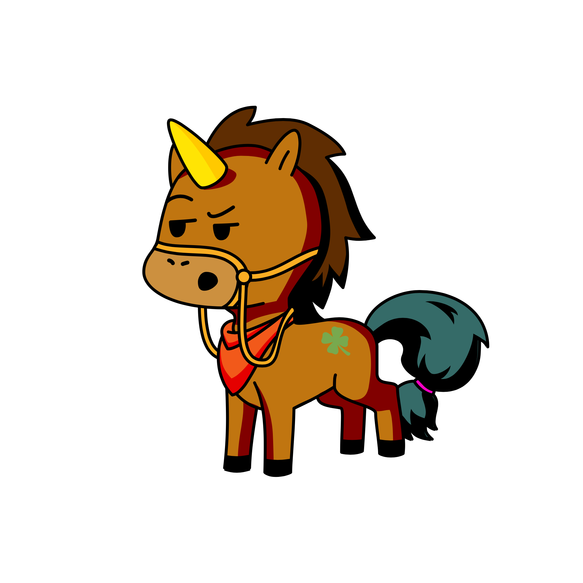 Lucky, the unicorn