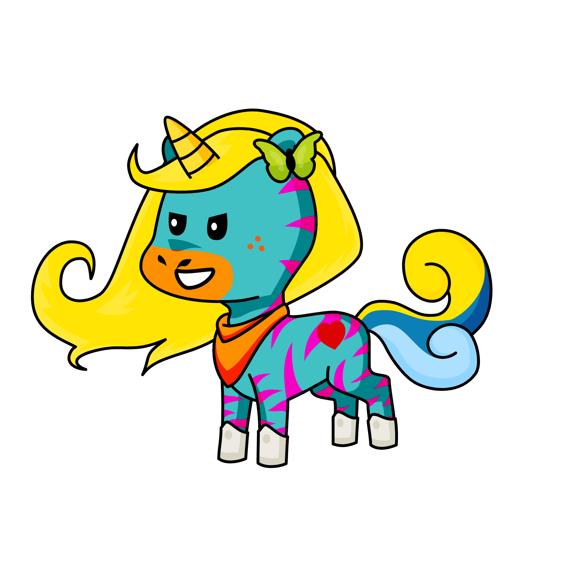 geuindi, the unicorn