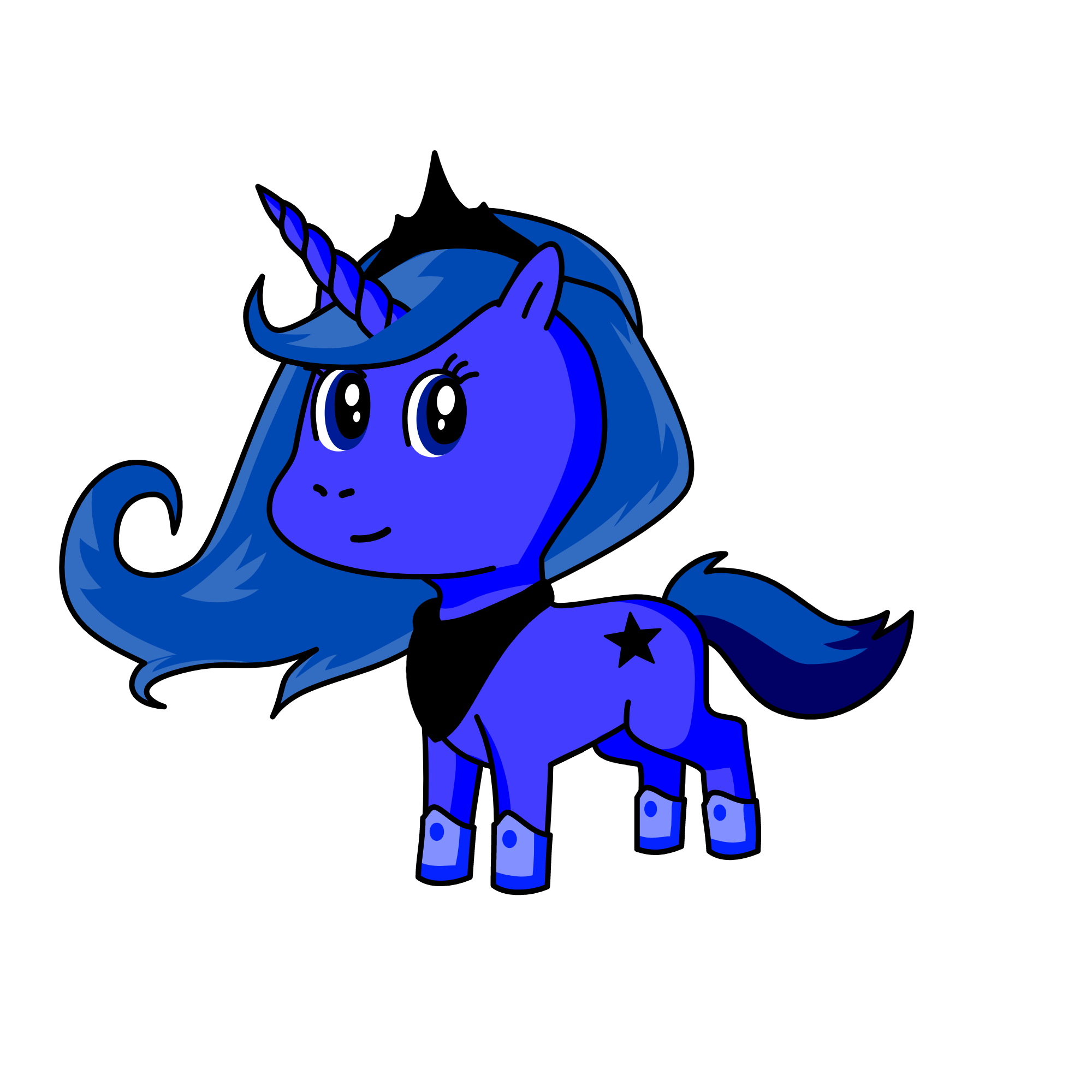 Princess Luna , the unicorn