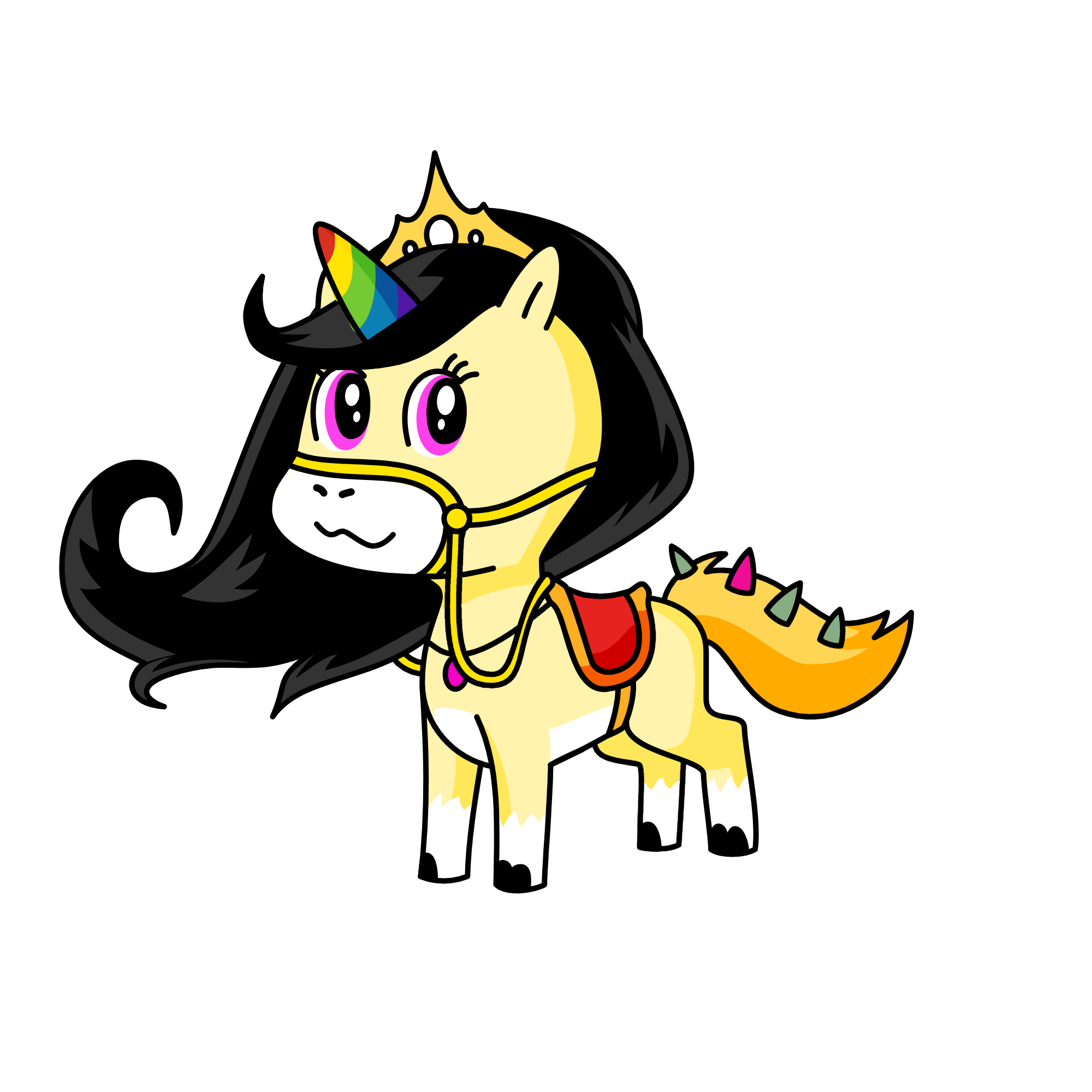 3, the unicorn