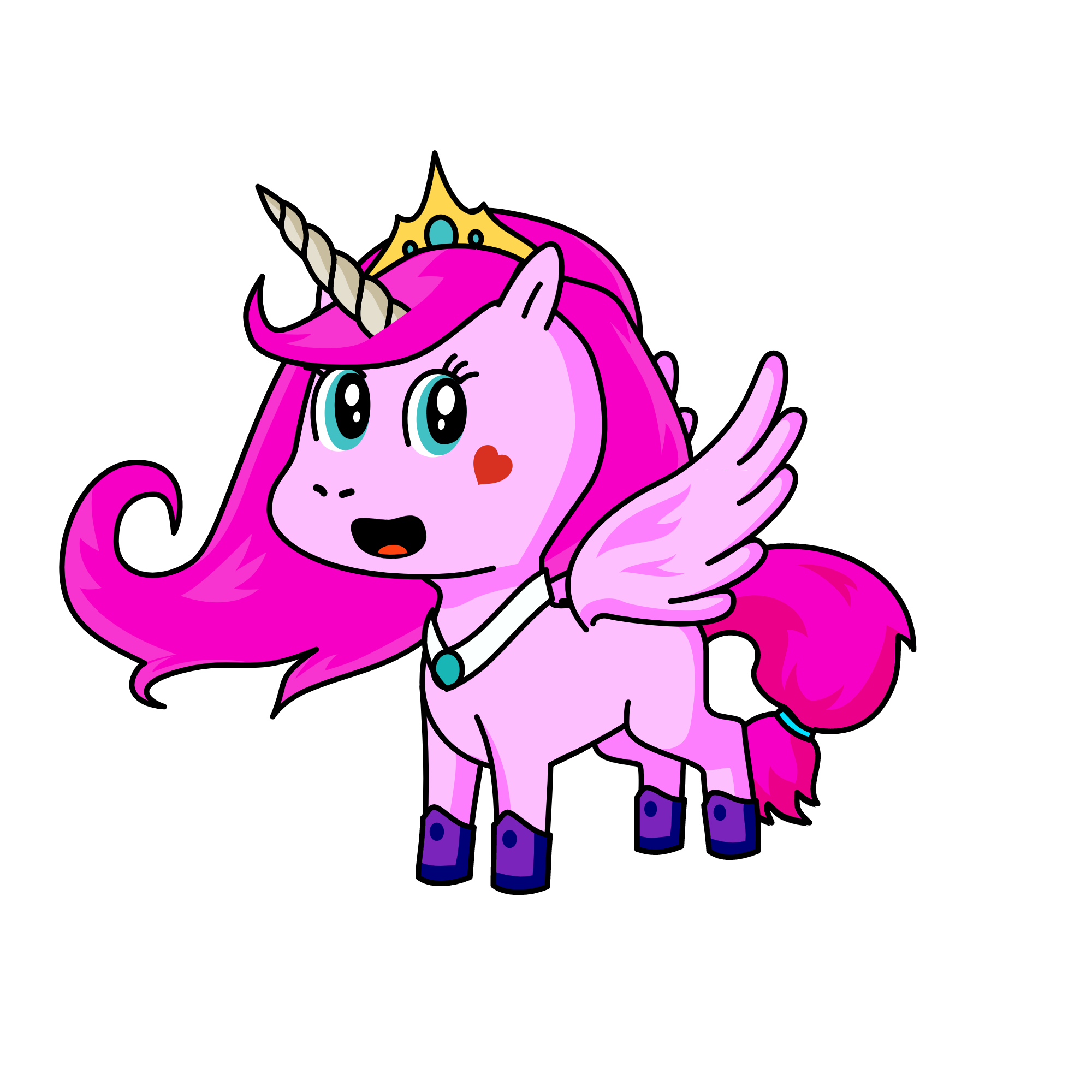 Princess Stone, the unicorn