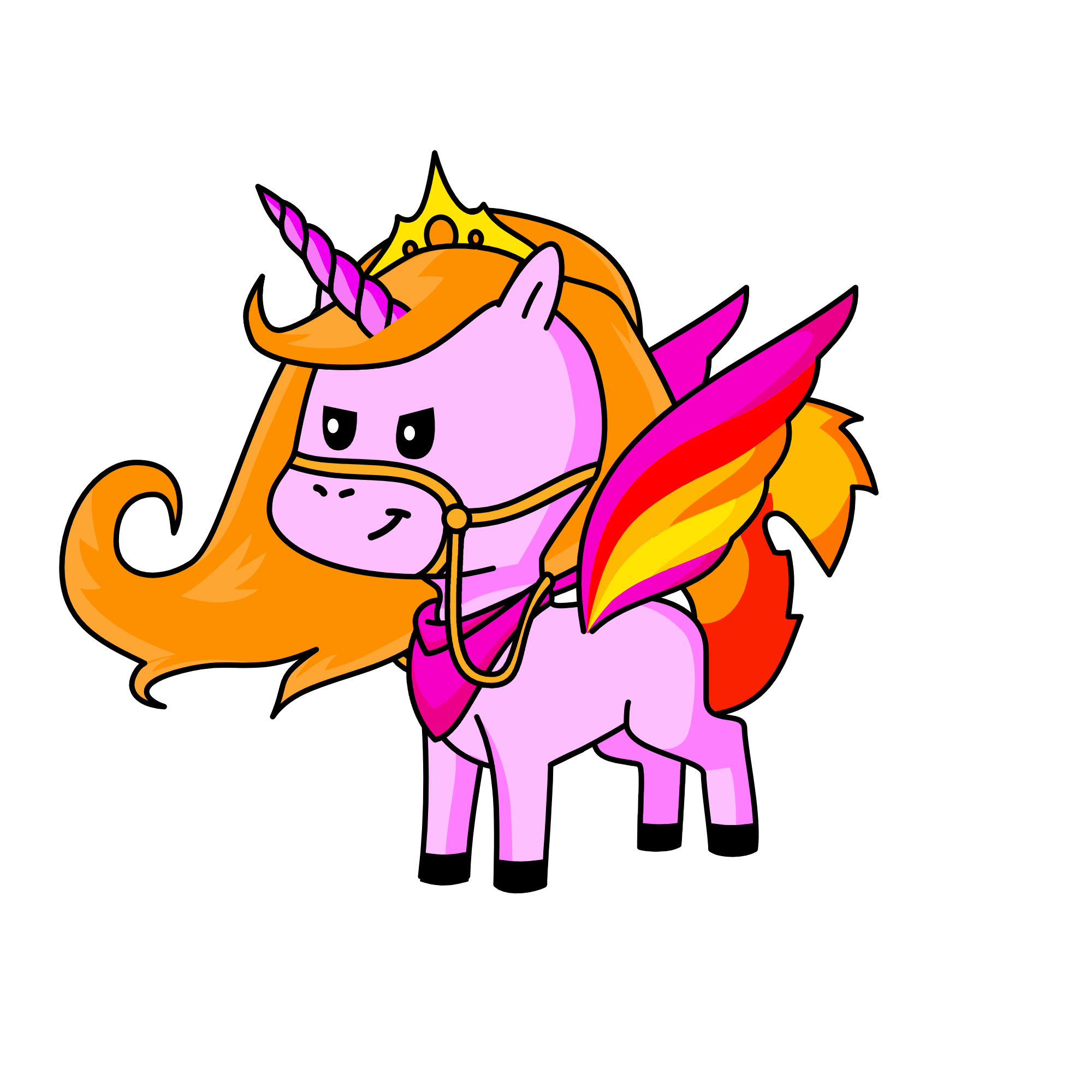 Princess Canual, the unicorn