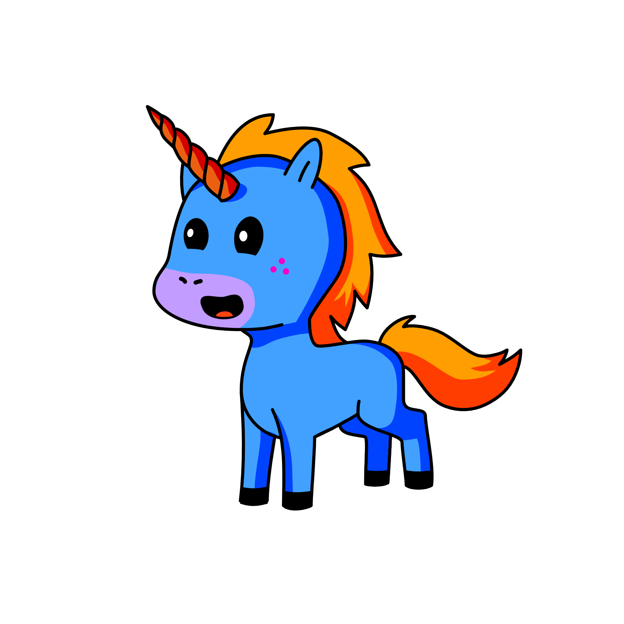 Tamarin, the unicorn