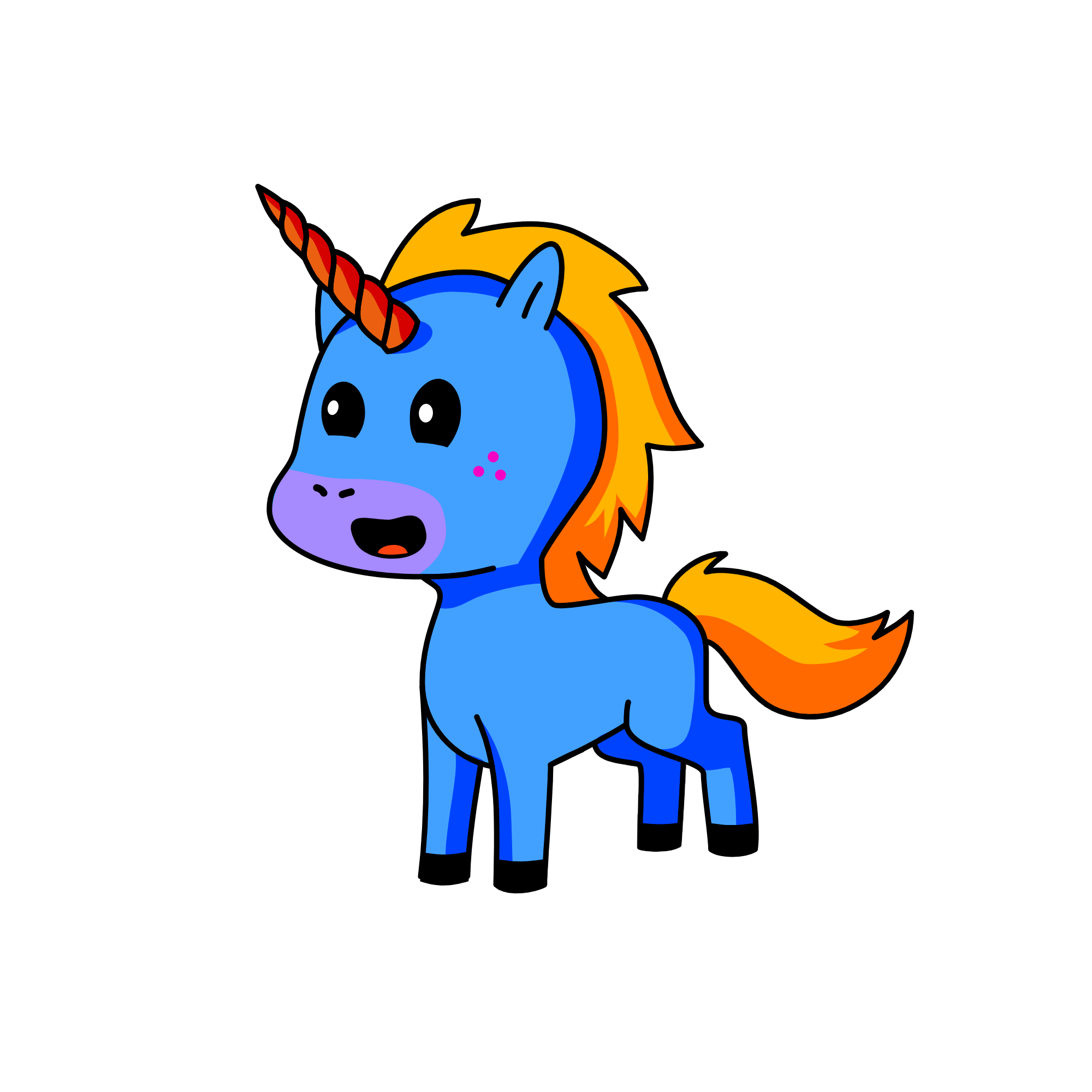 Tamarin, the unicorn