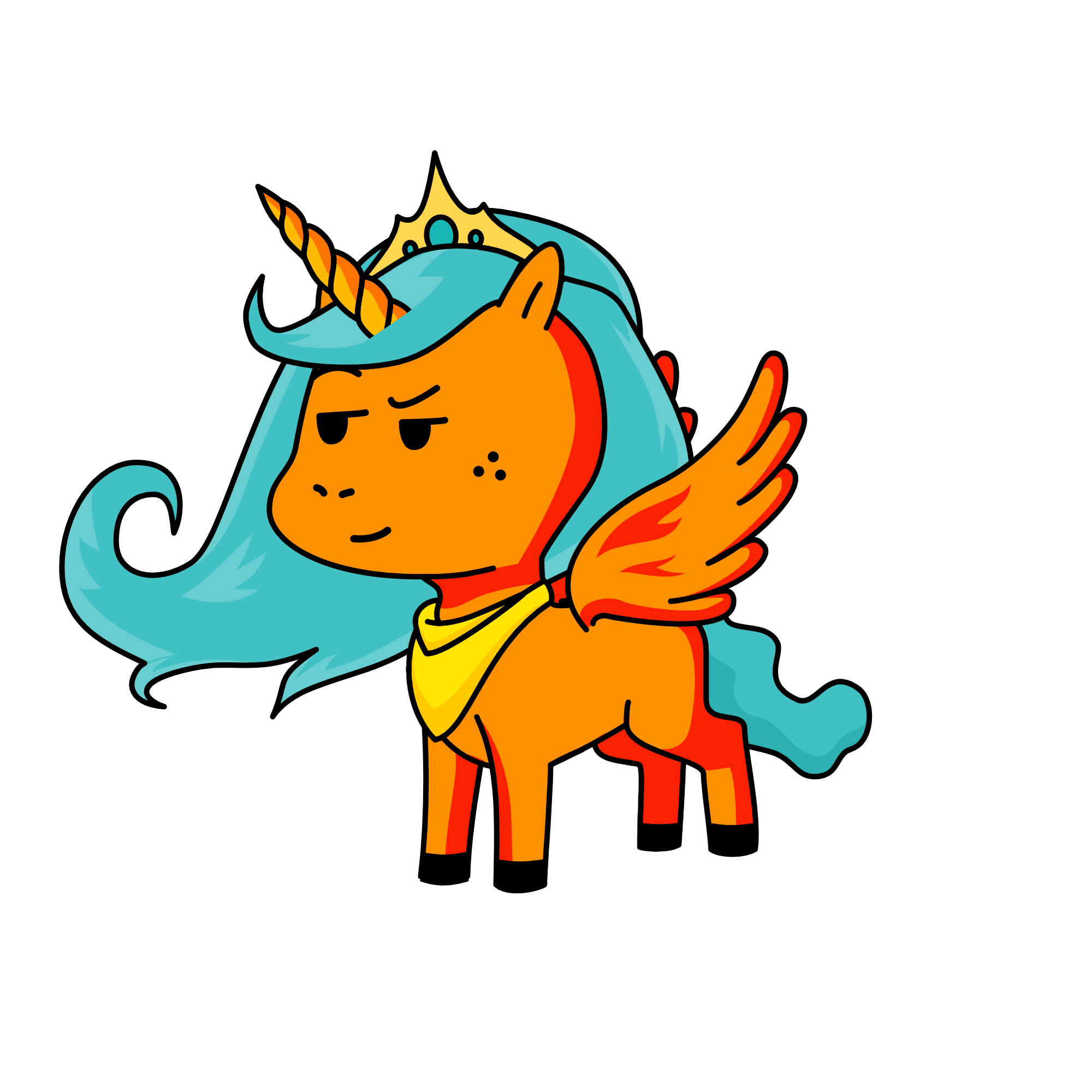 Princess malala, the unicorn