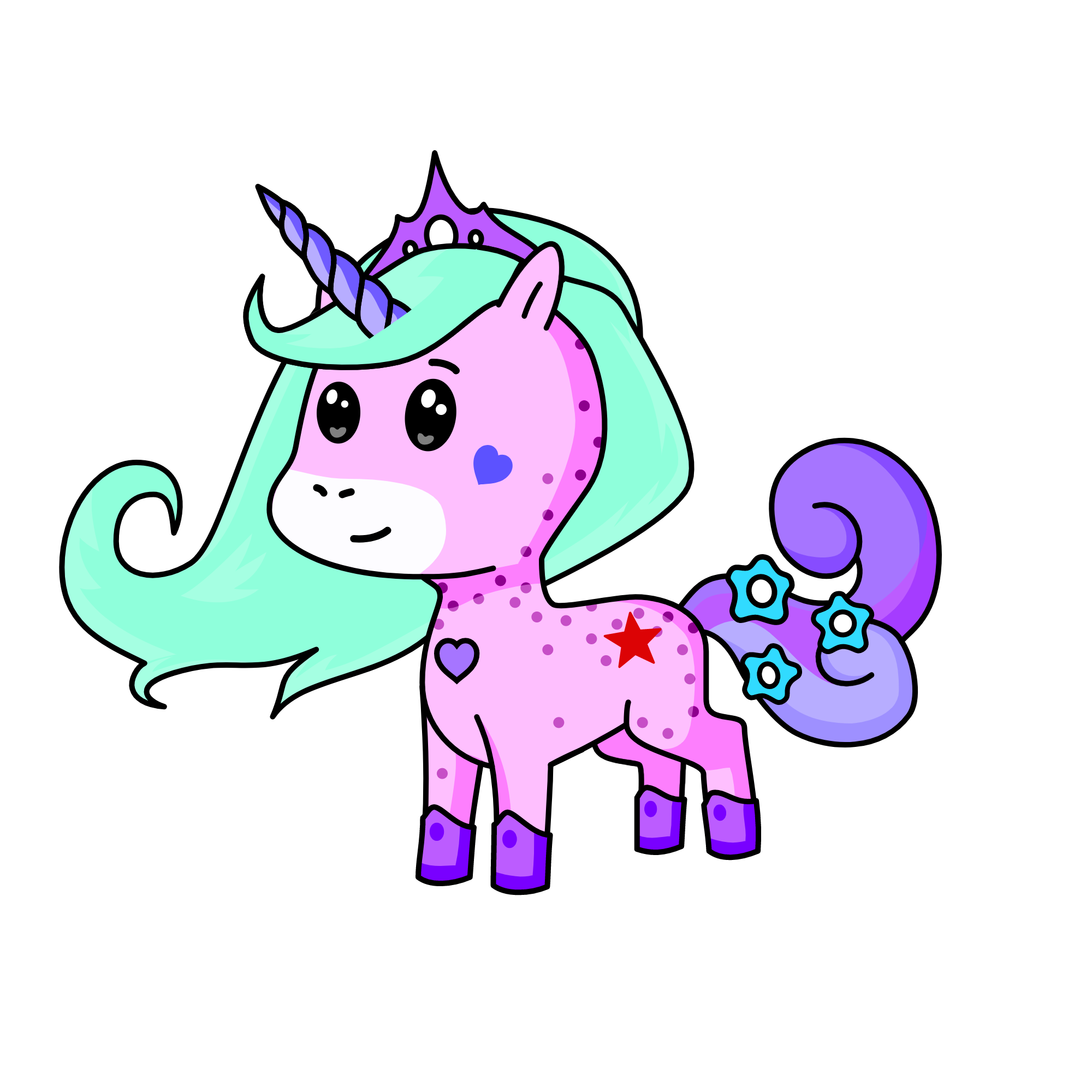 ░▒▓█►─═ Night Moon ═─◄█▓▒░, the unicorn
