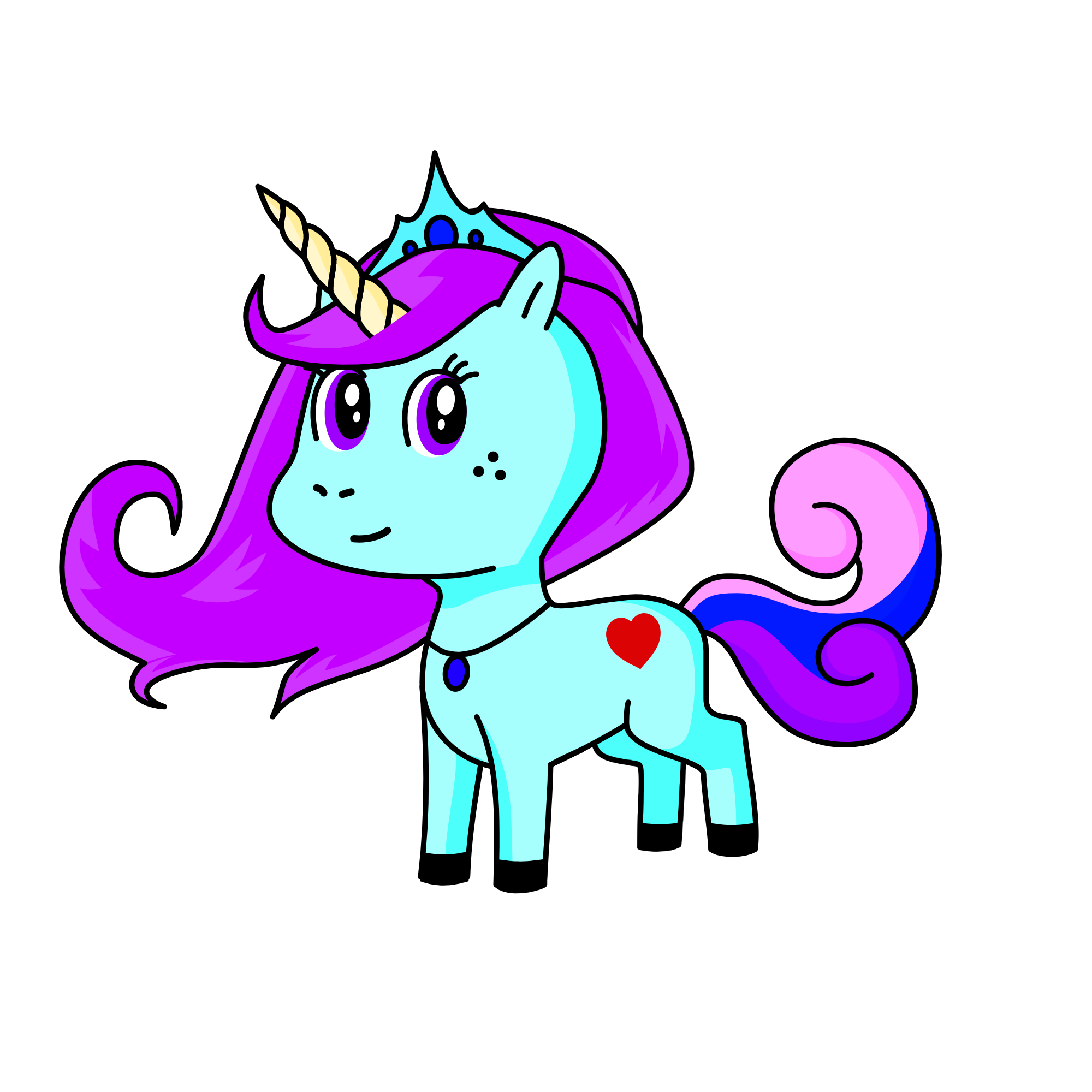Lemon Popcicle, the unicorn