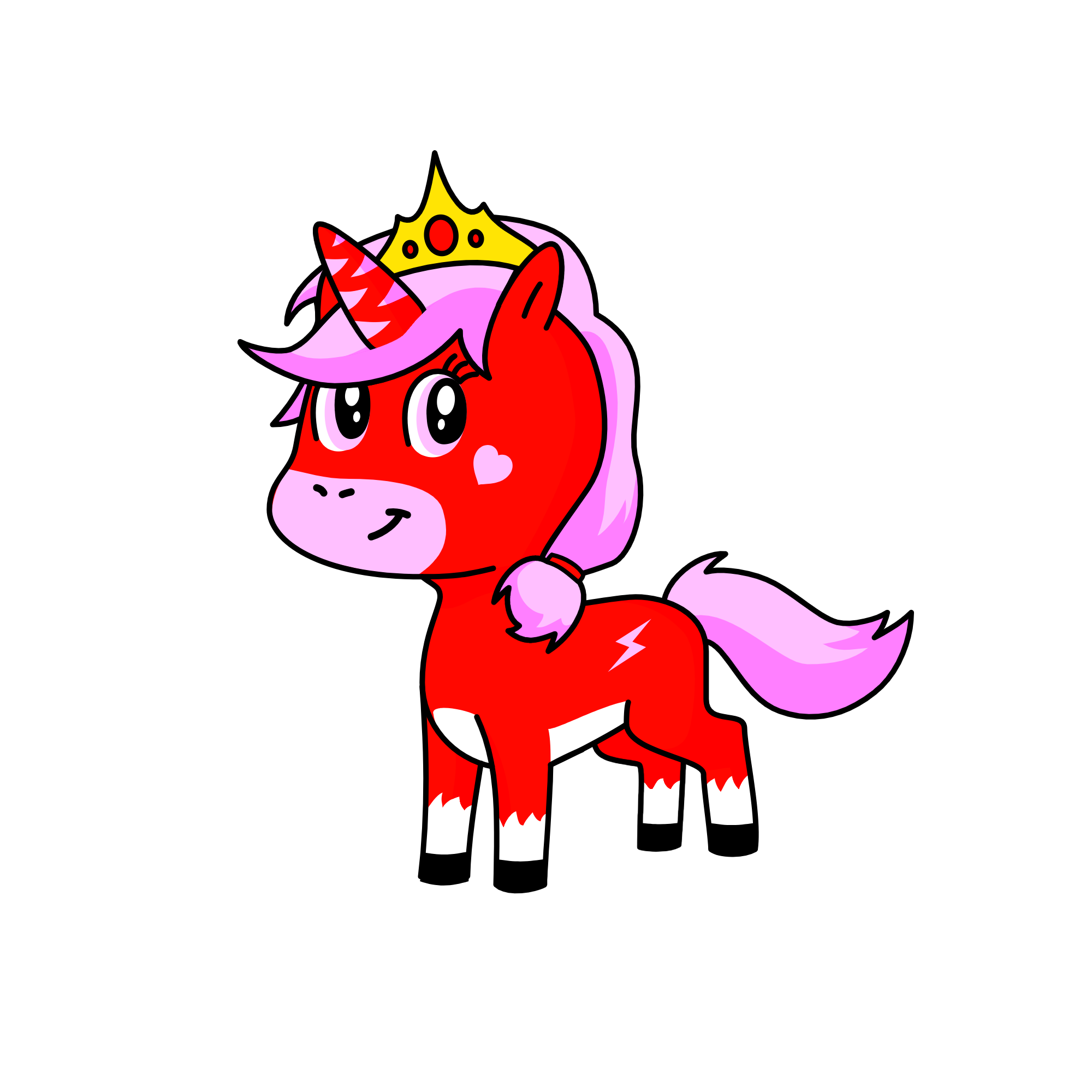Princess Cherry, the unicorn