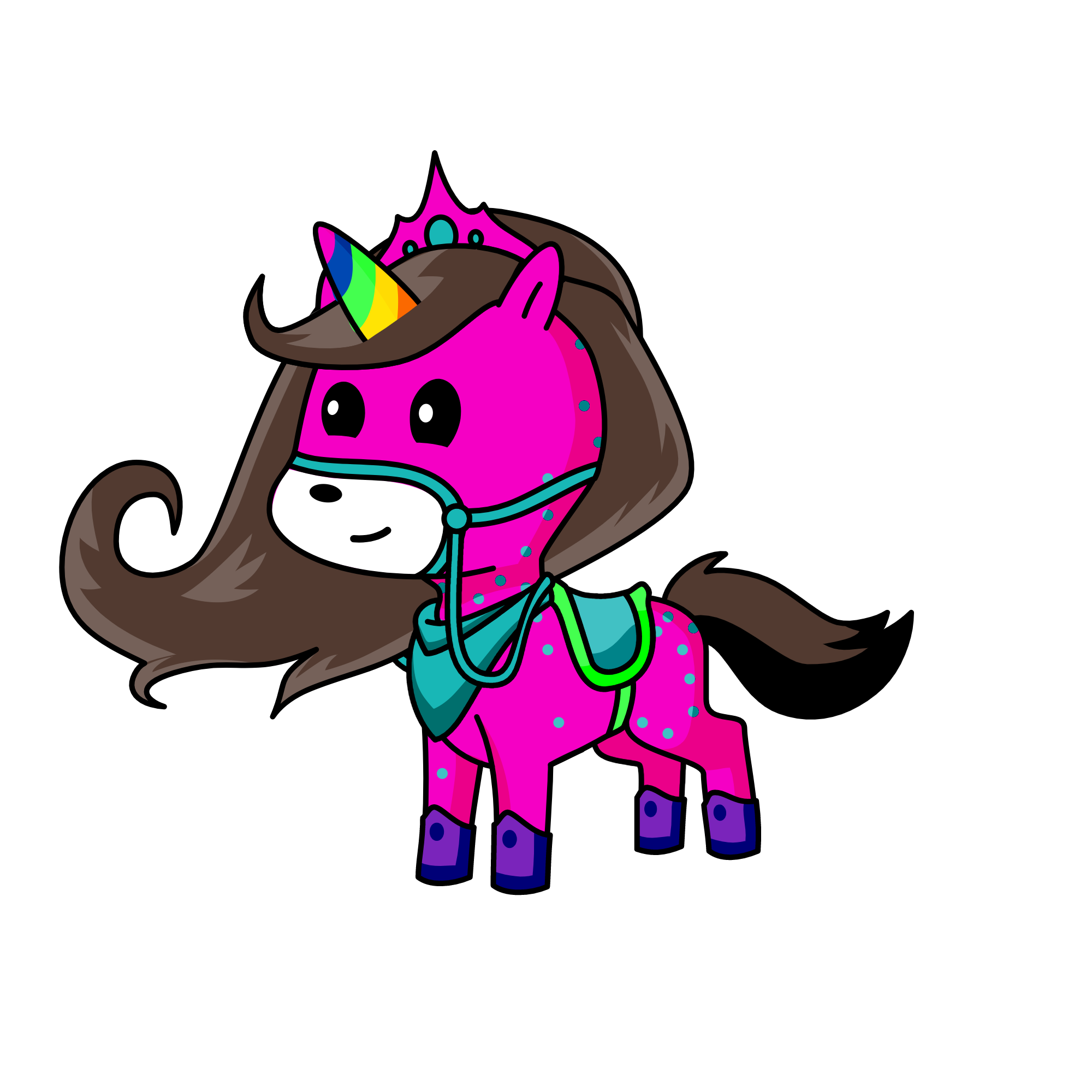 cowgirl Elle, the unicorn