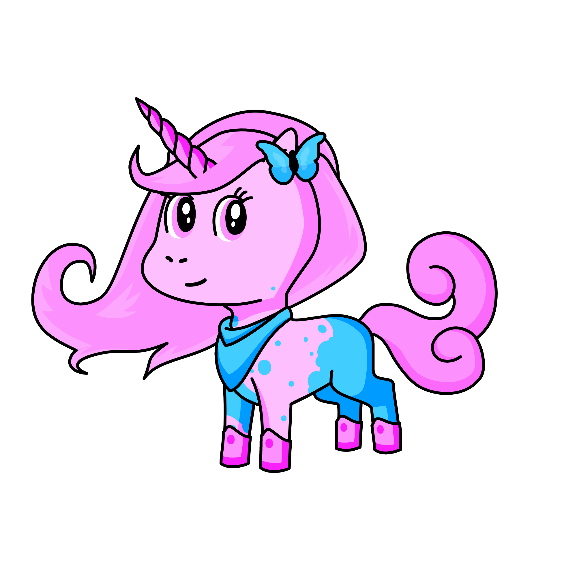 candy, the unicorn