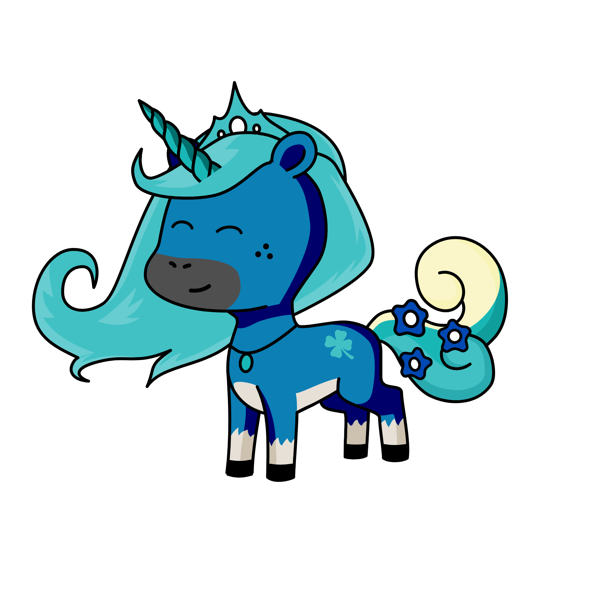 Bluebell, the unicorn