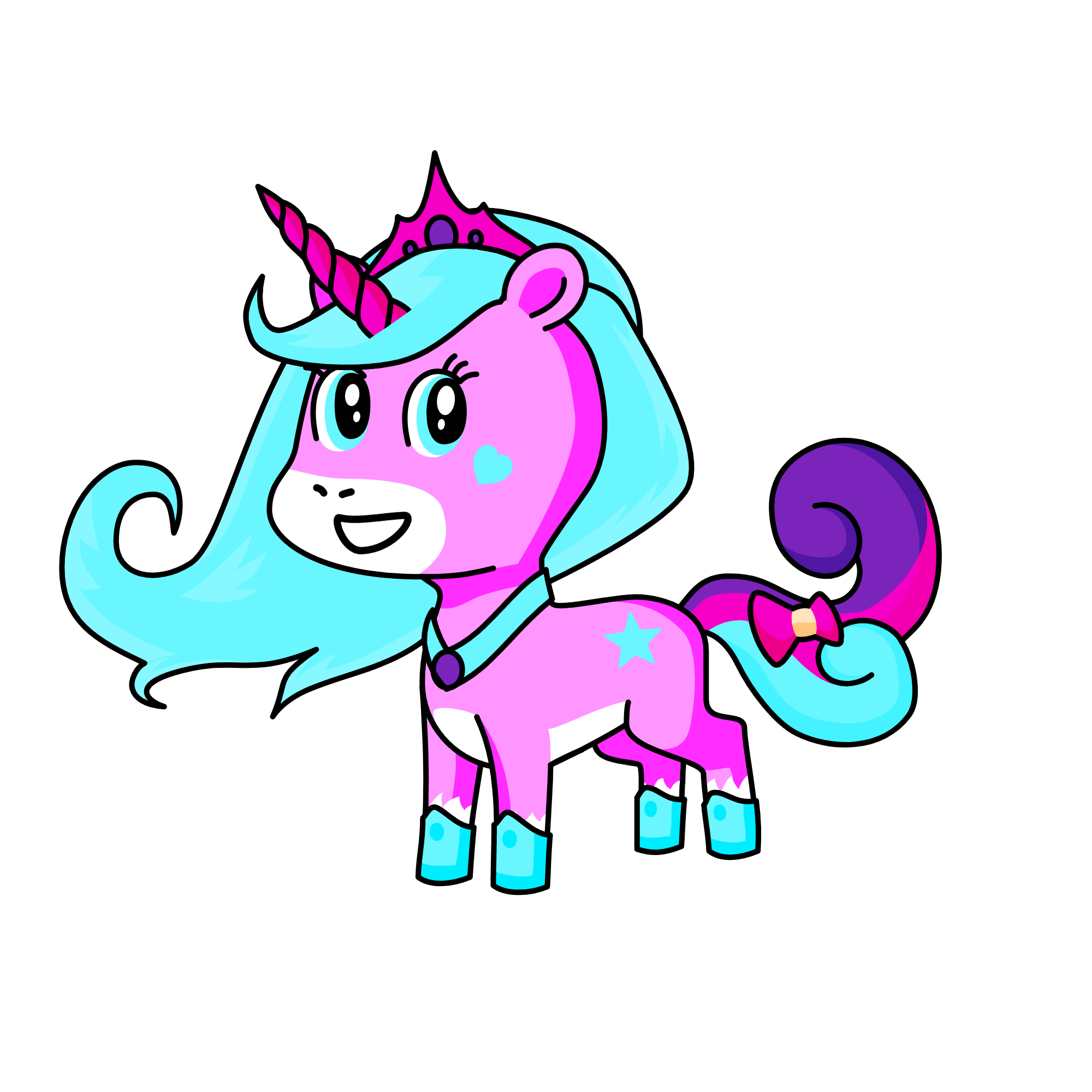 Glimmer, the unicorn