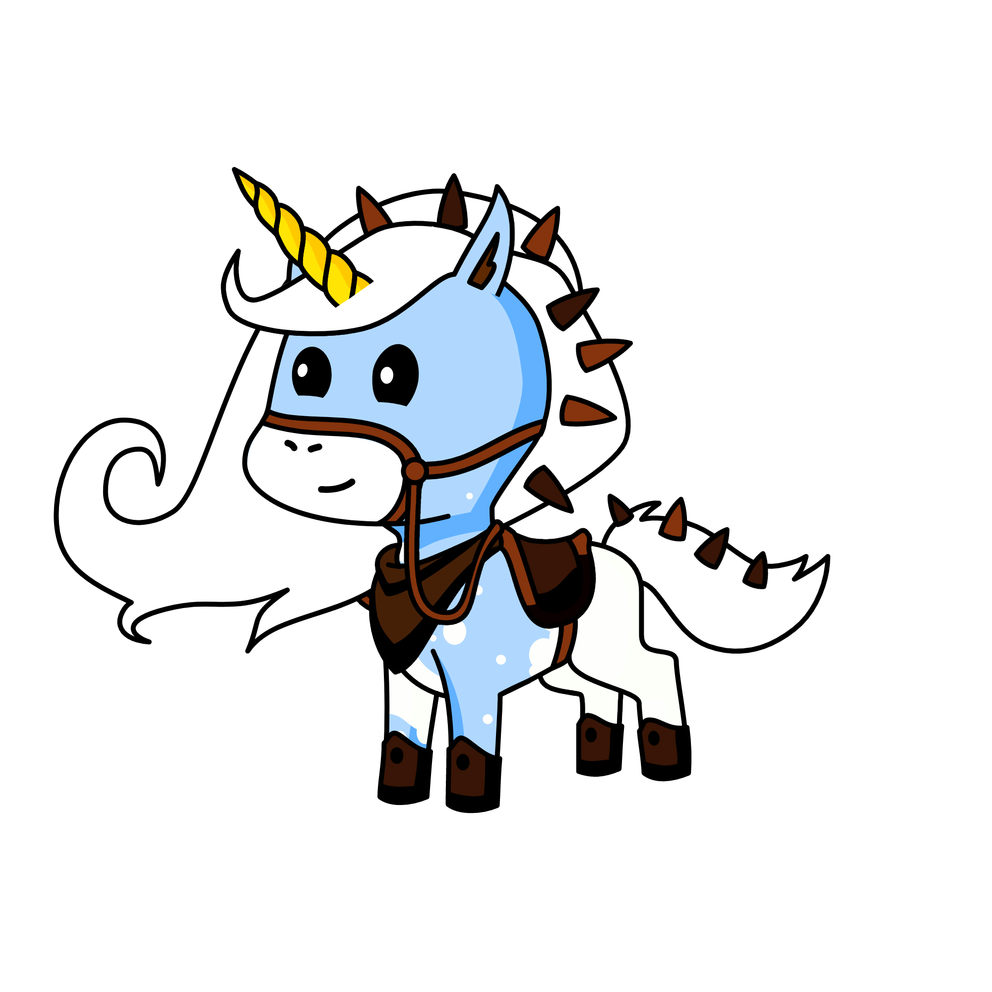 Blizzie, the unicorn