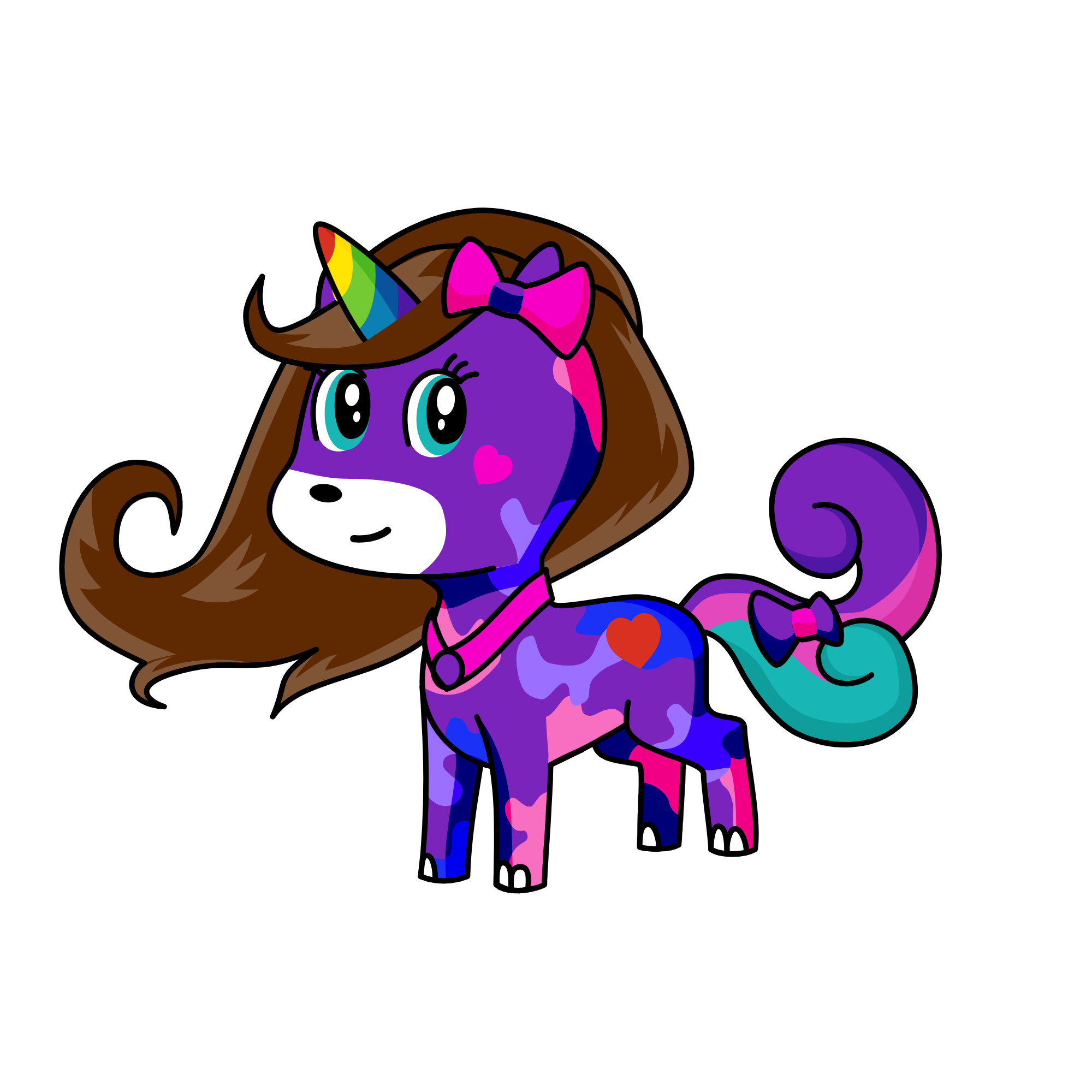 Moonlight star, the unicorn