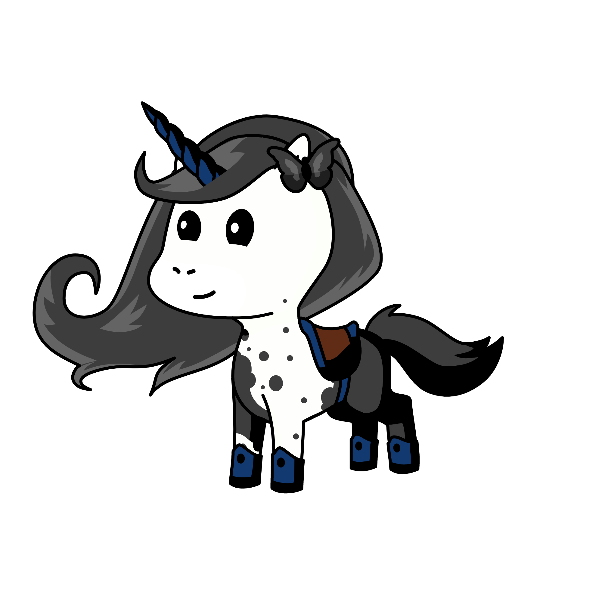 Darra the dark night unicorn, the unicorn