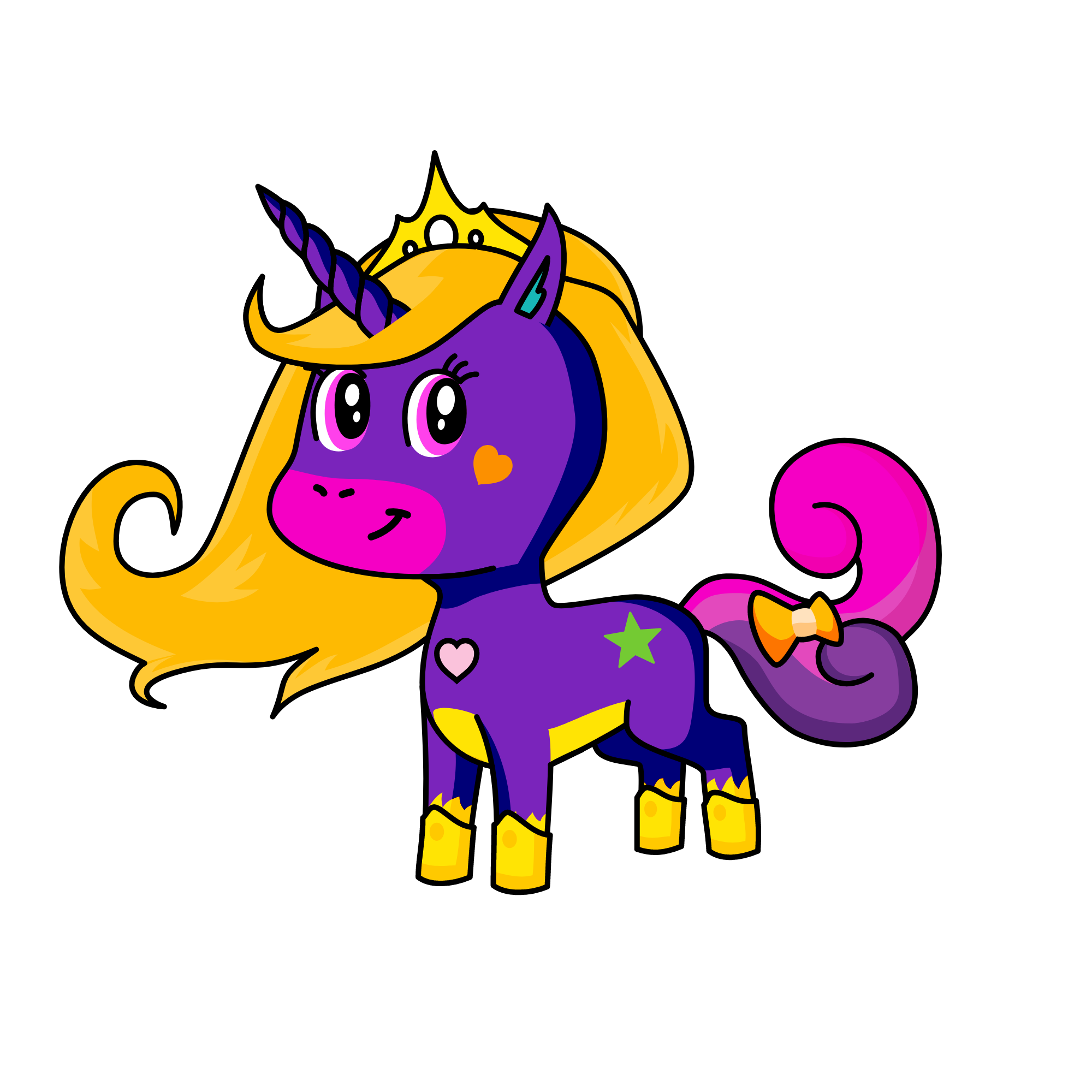 ز, the unicorn