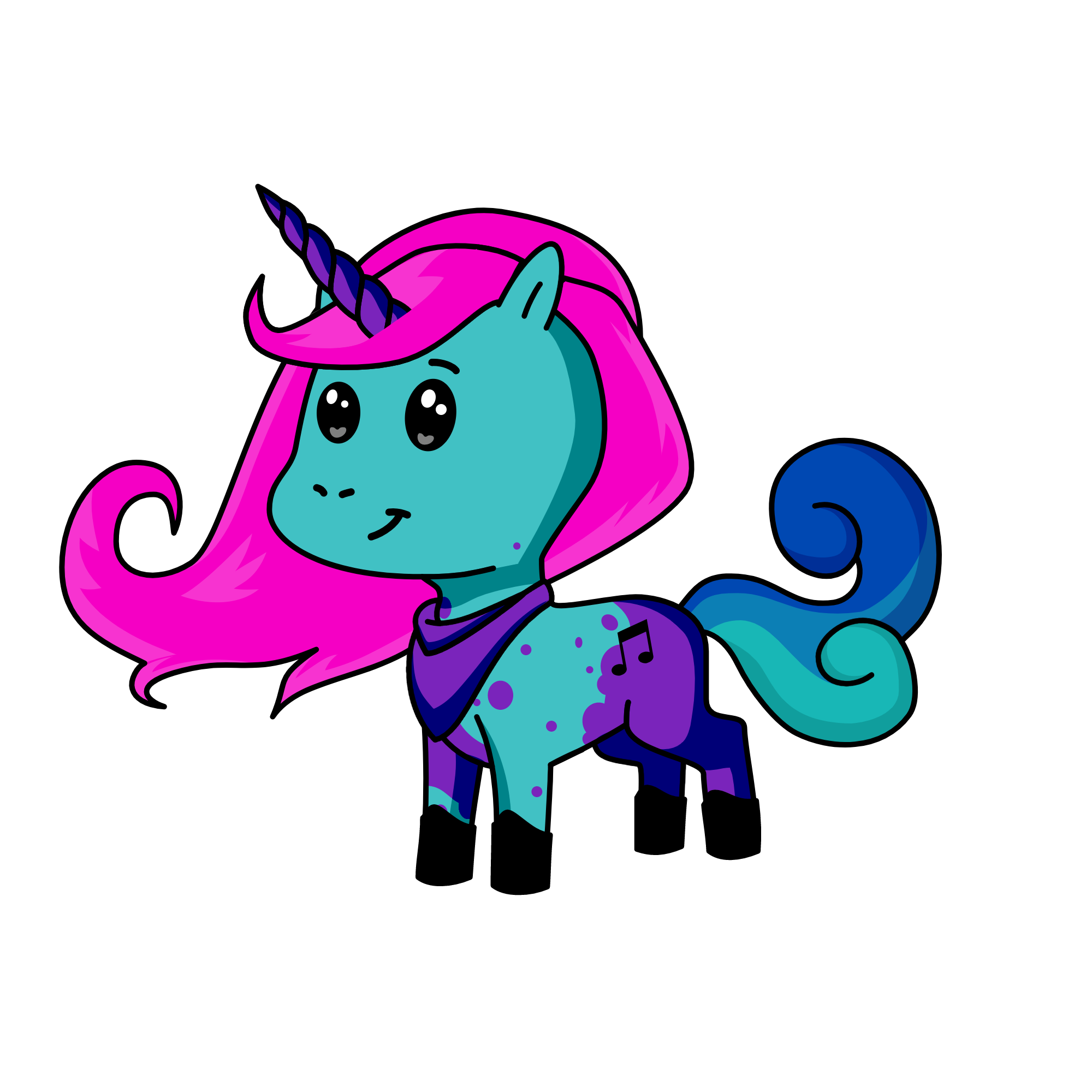 Snowy, the unicorn