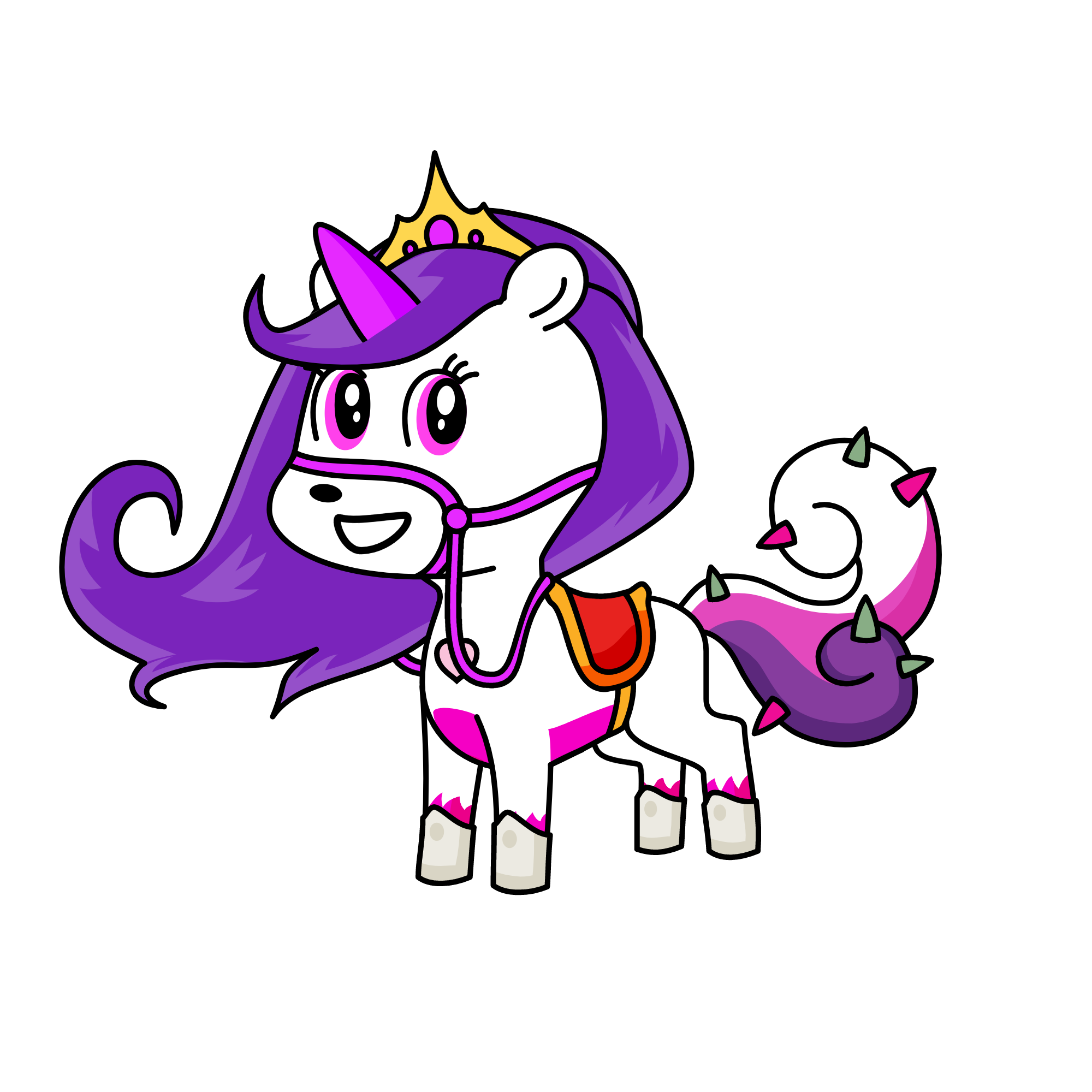 Sparkles, the unicorn
