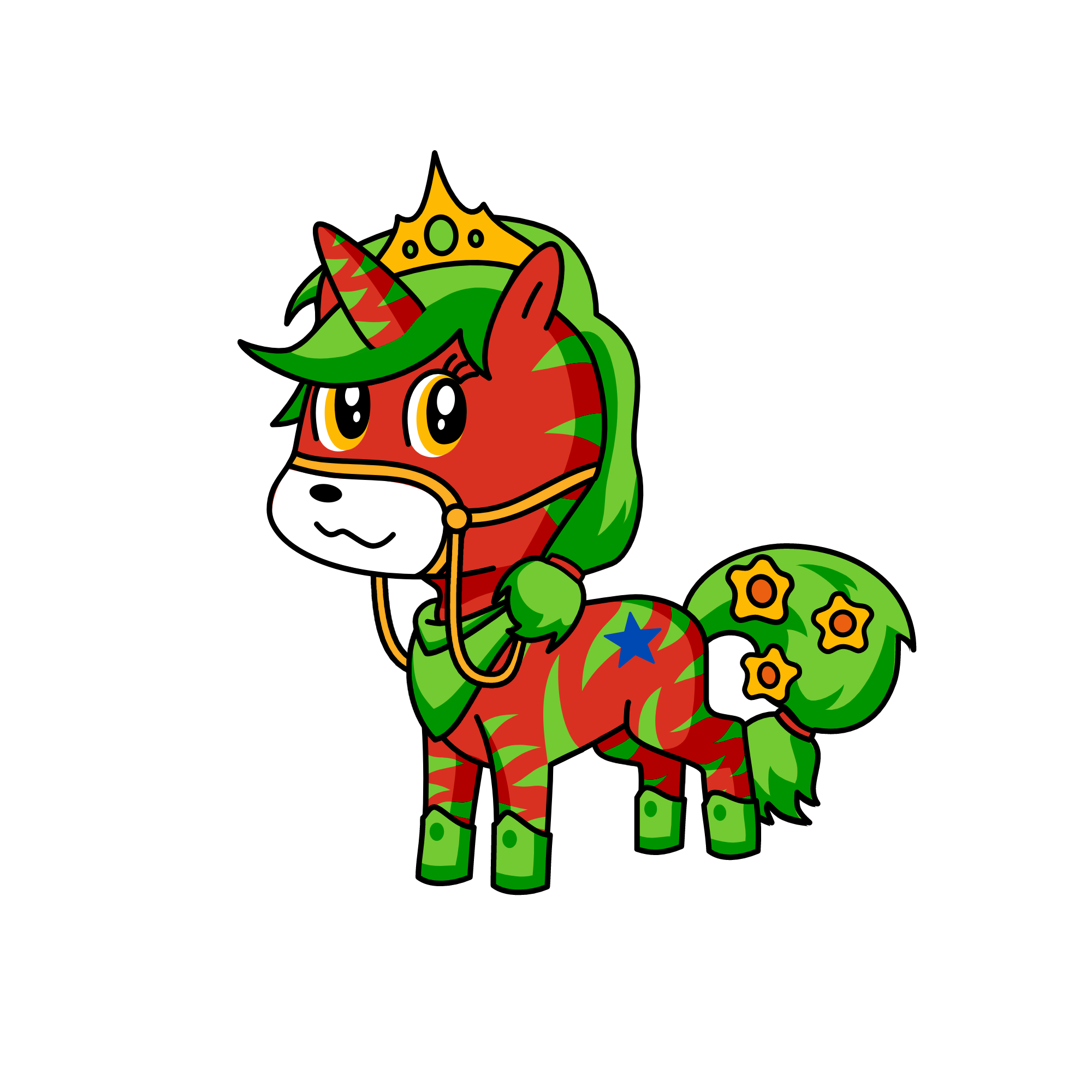 GreenGirlXD, the unicorn