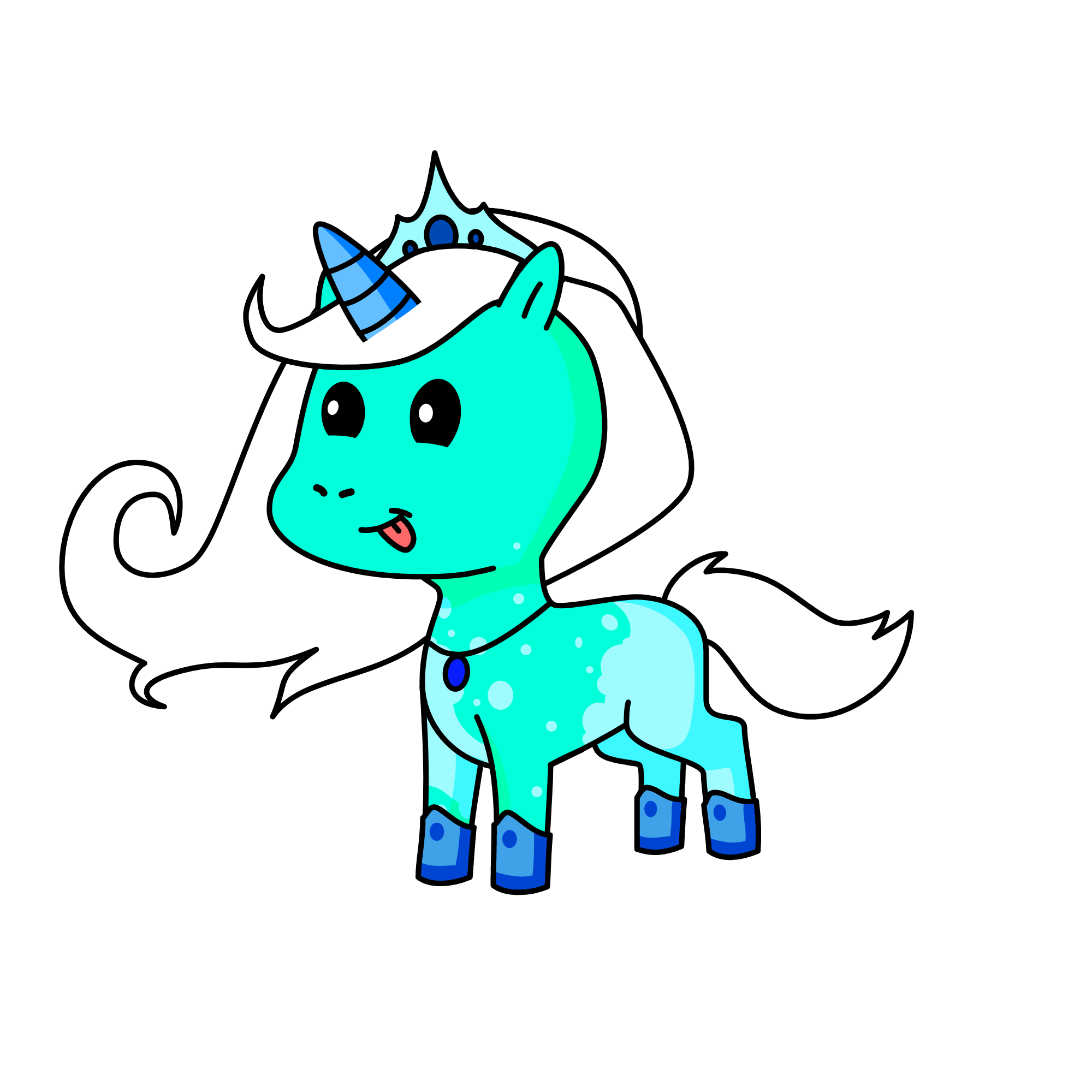 Frosty, the unicorn