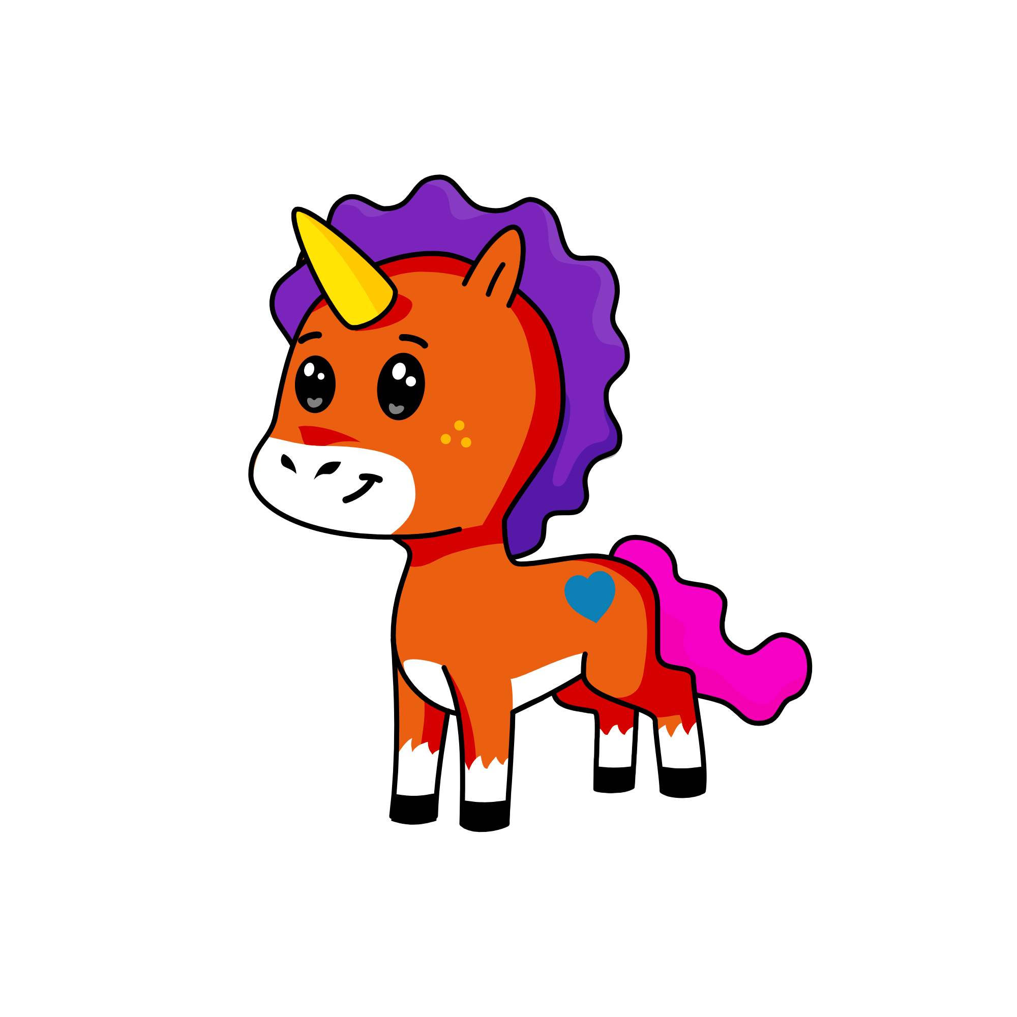 SPARKLE FACE , the unicorn