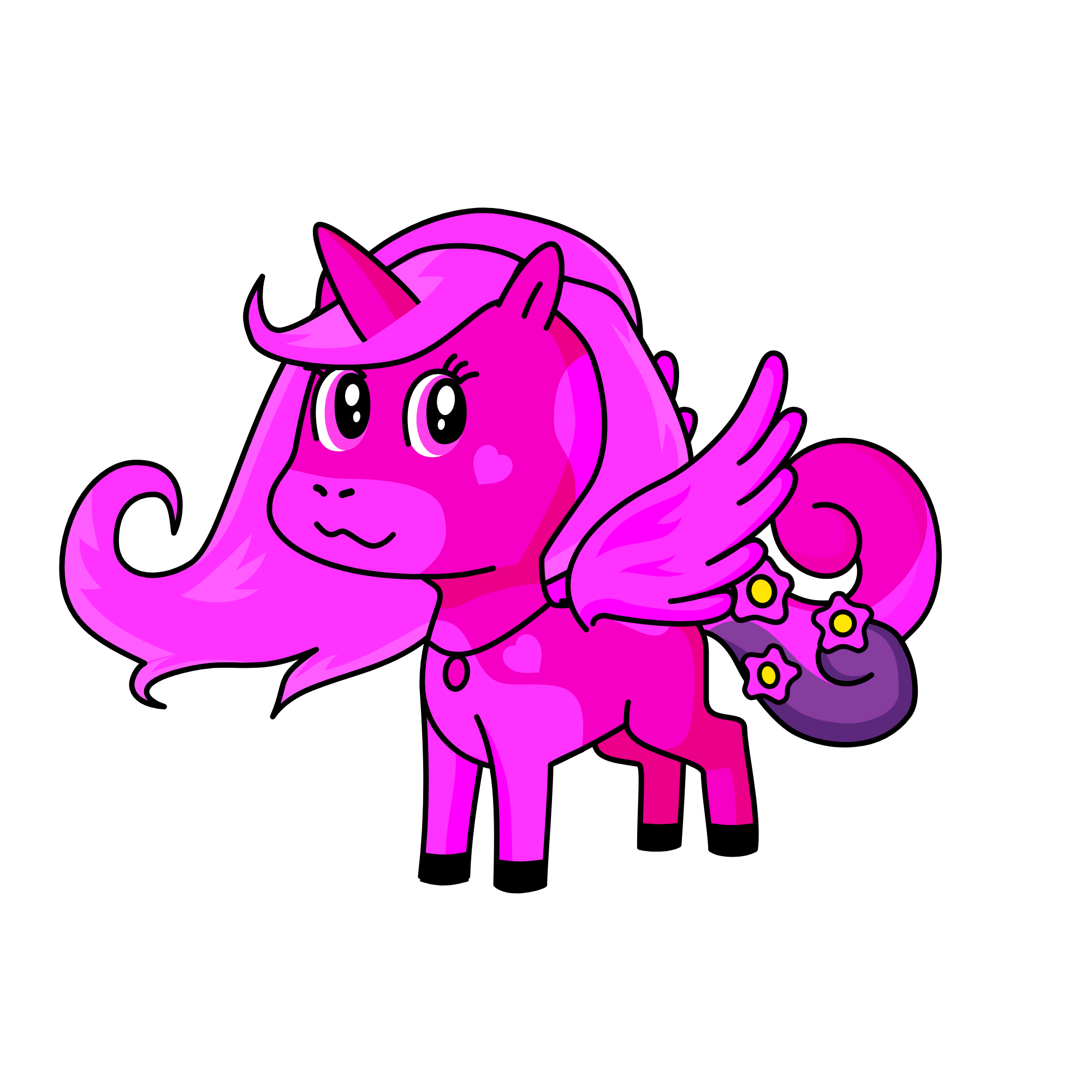 rose, the unicorn