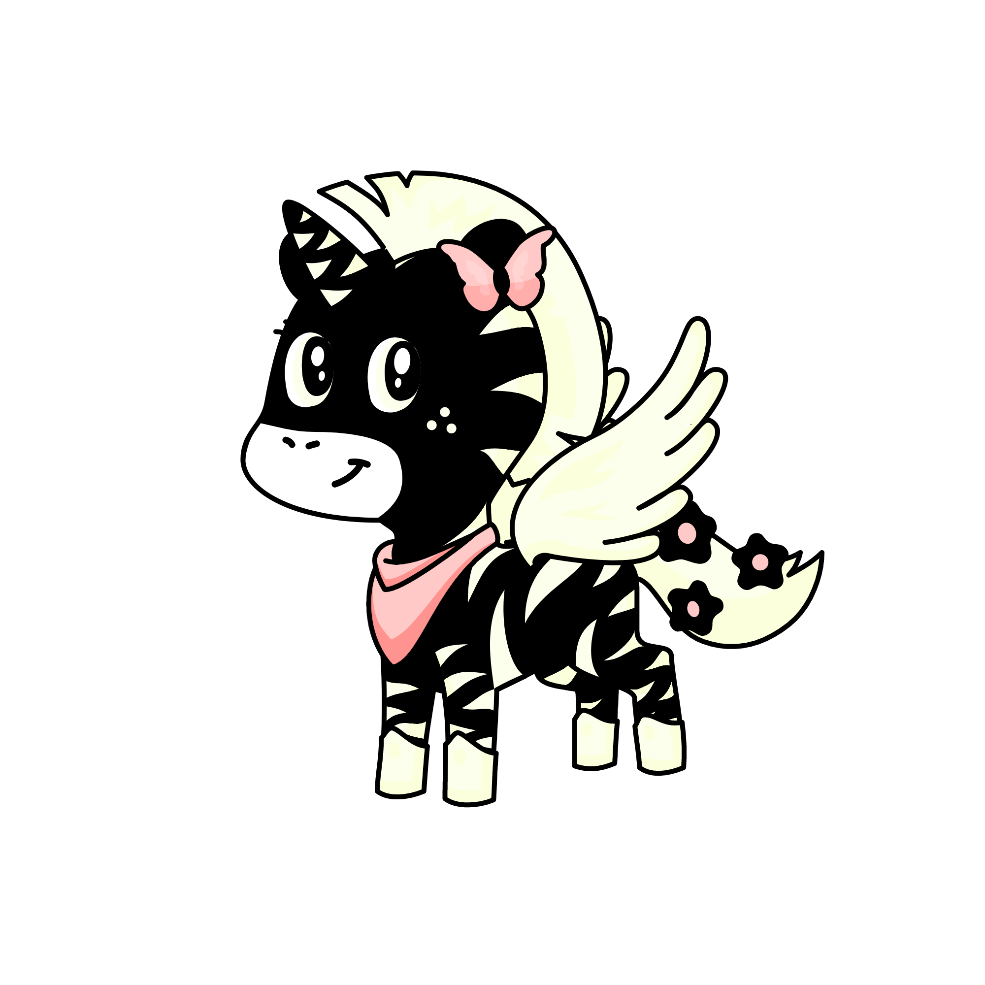 Zizzy from Roblox piggy, the unicorn