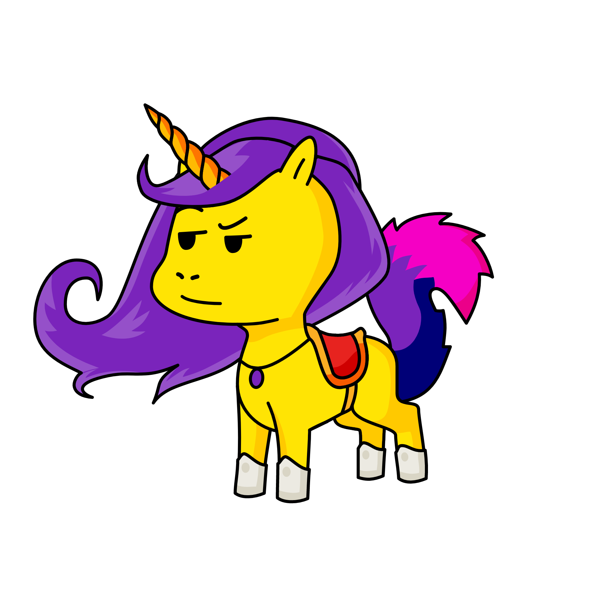 V, the unicorn