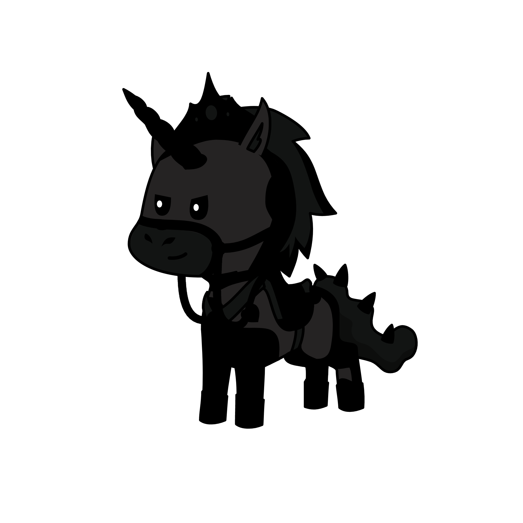 darky, the unicorn