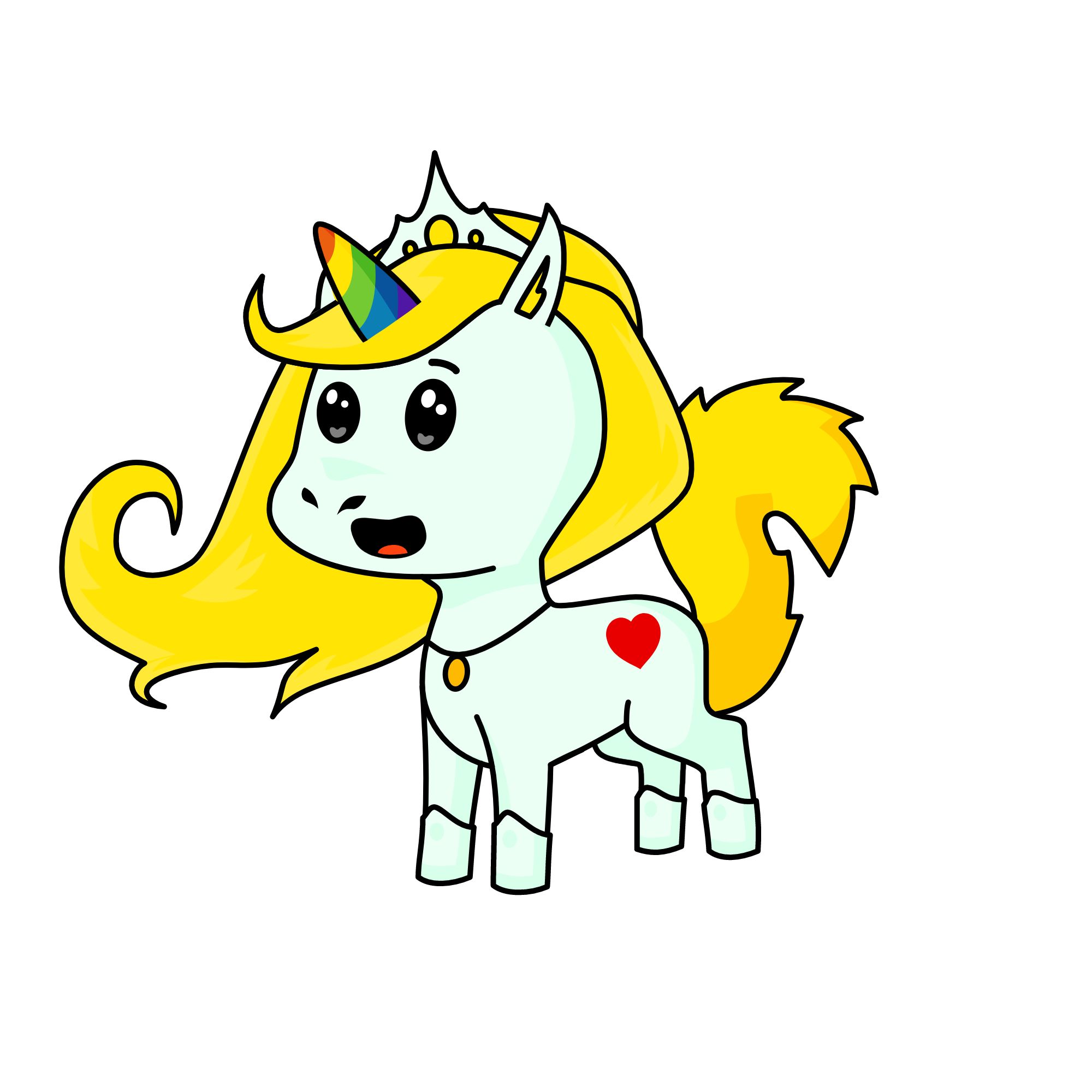 King, the unicorn