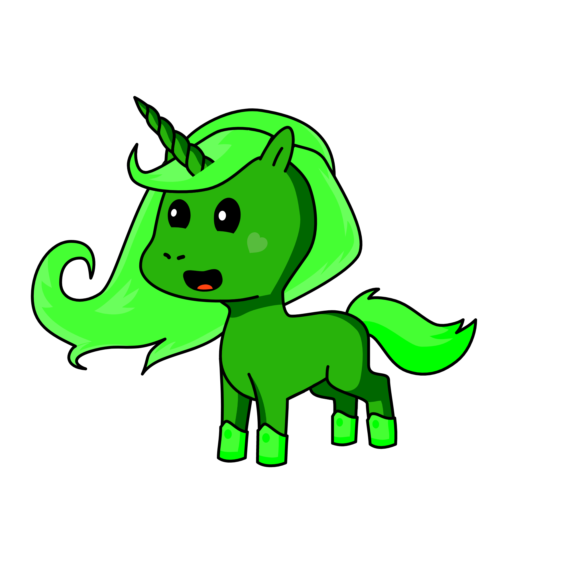 pickle lovers baby unicorn, the unicorn