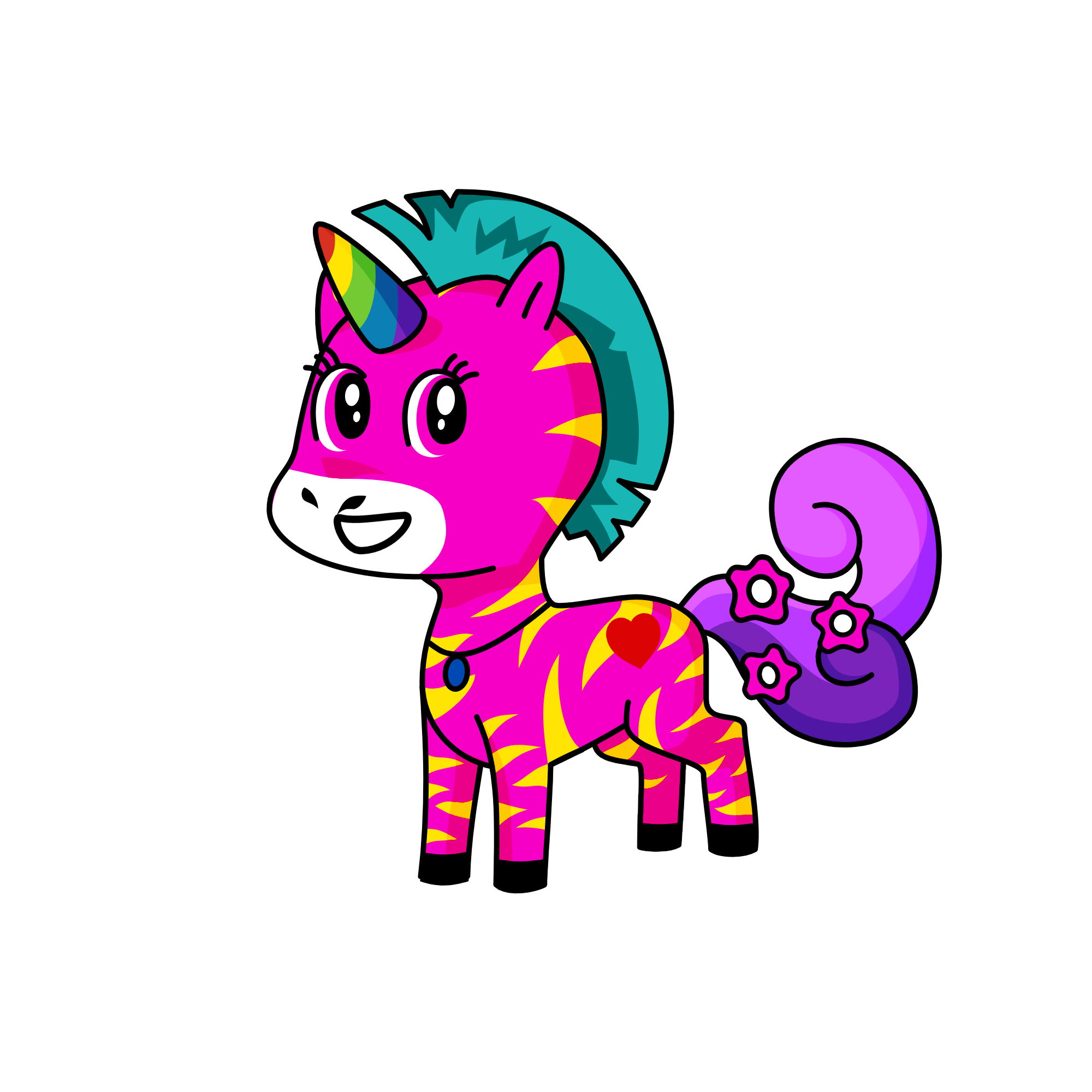 Horny, the unicorn