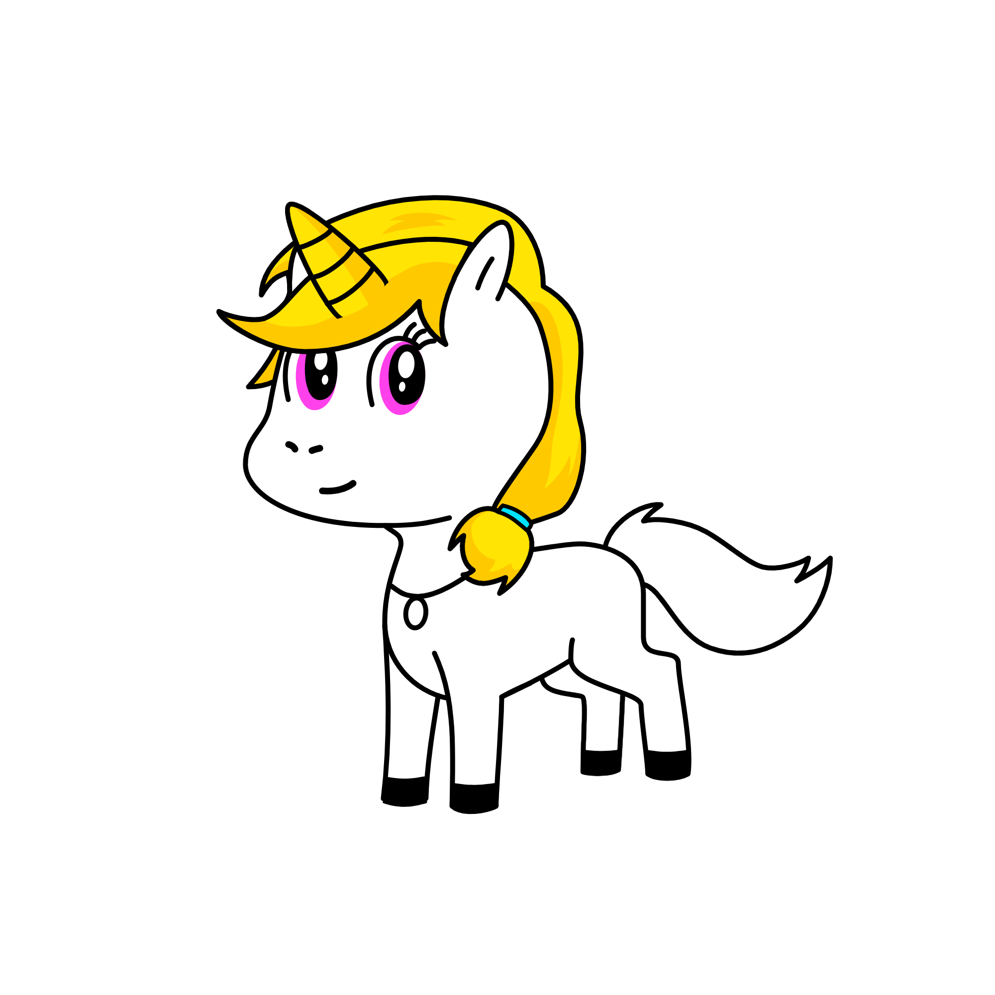Blonde, the unicorn