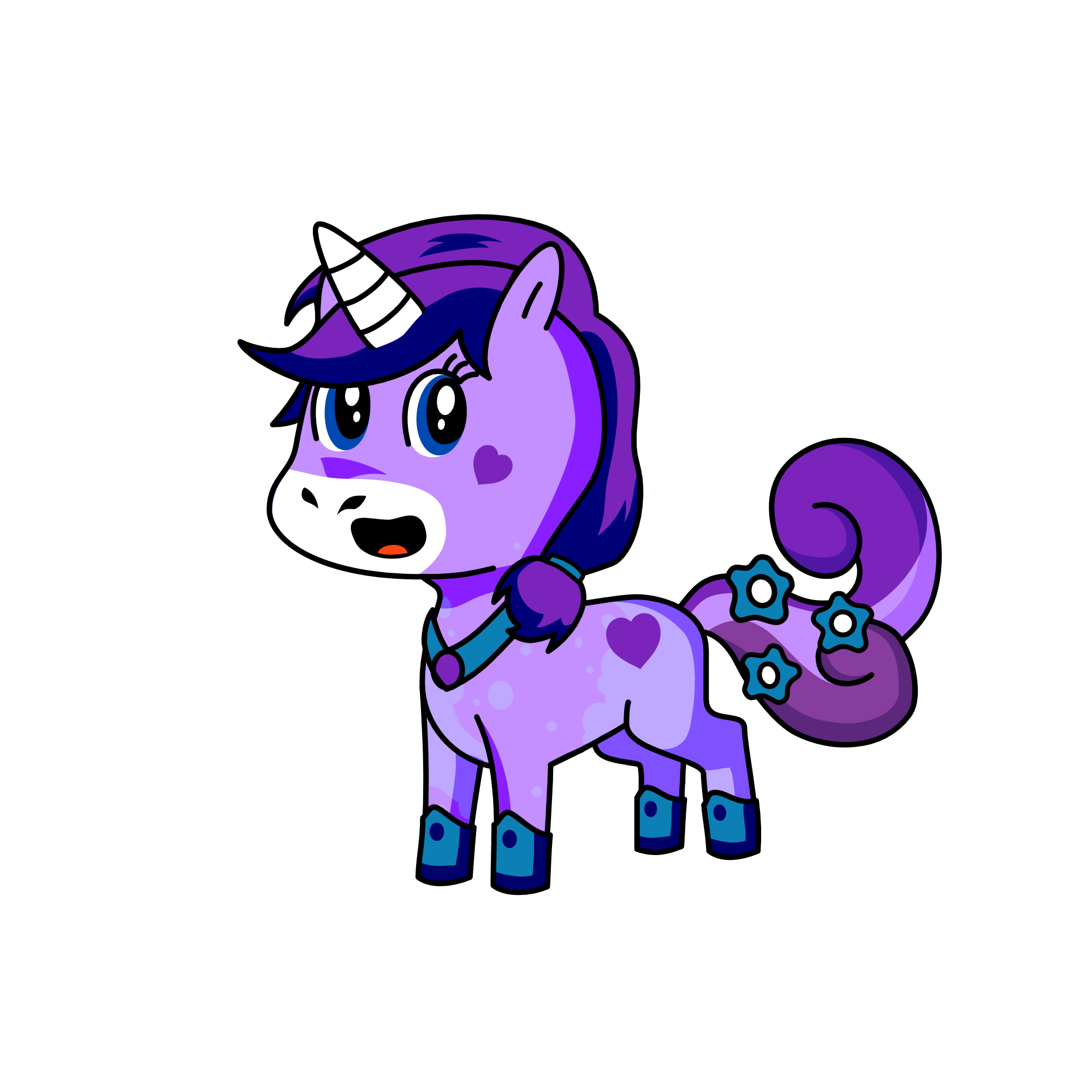 poo eater, the unicorn