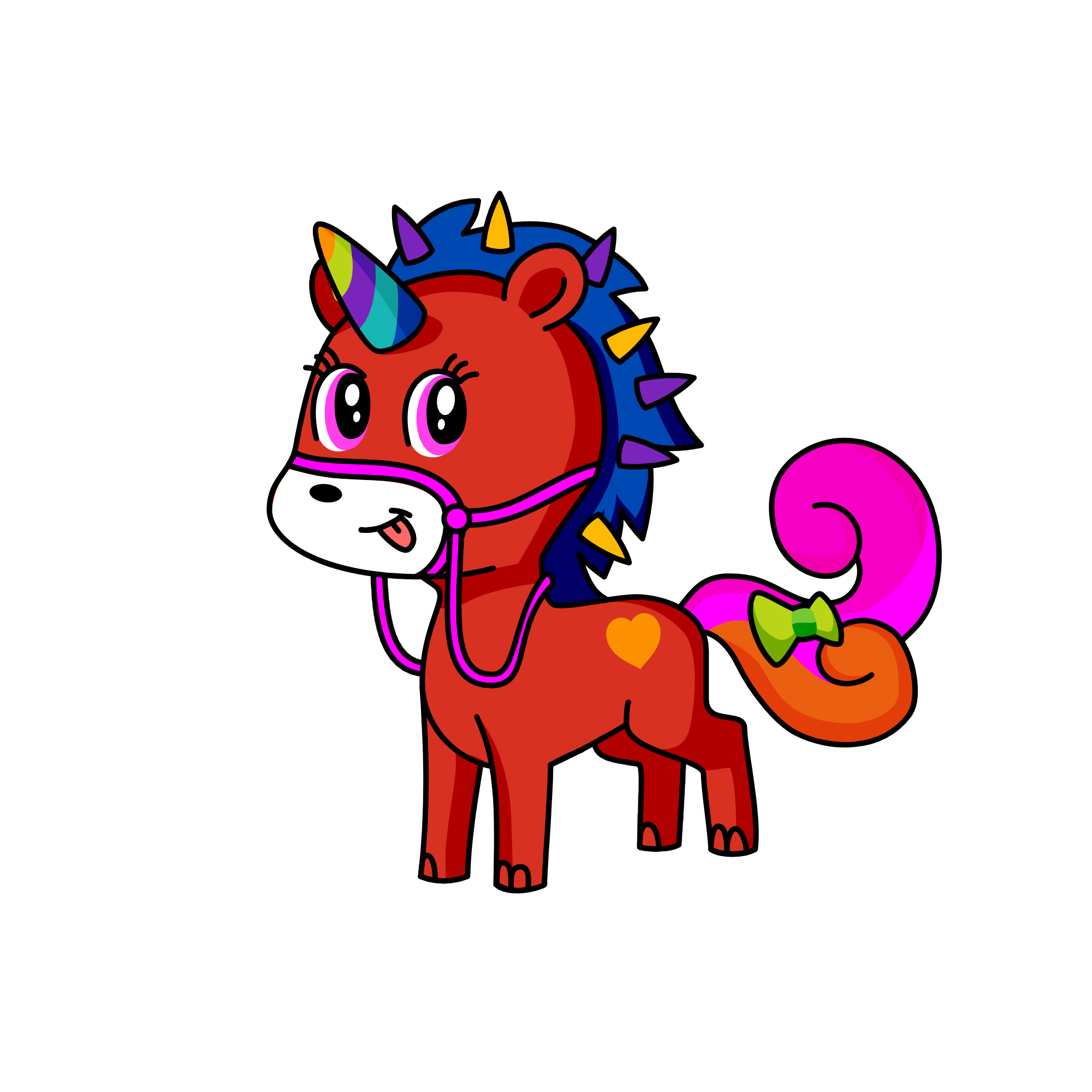 Evelyn, the unicorn