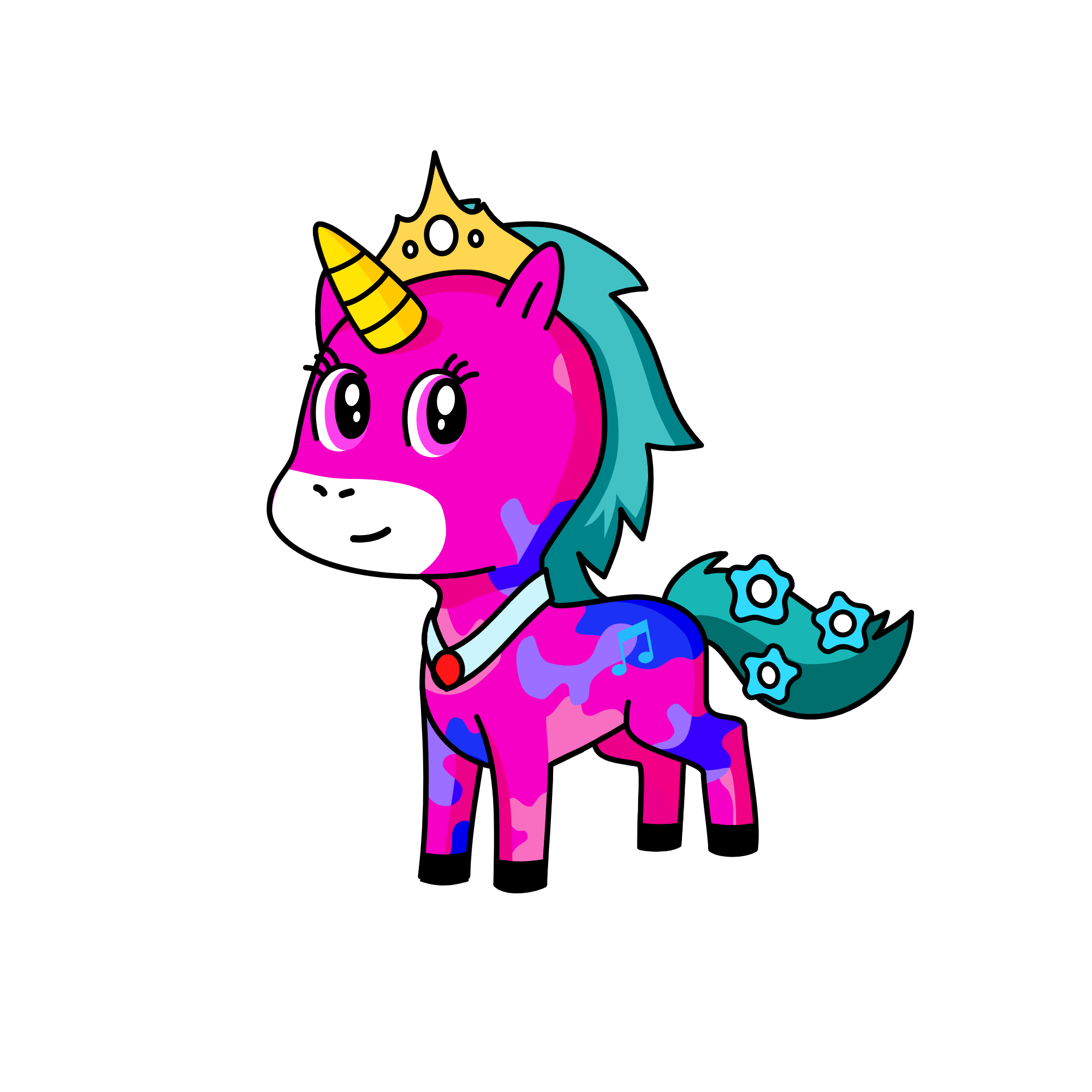 Gloria, the unicorn